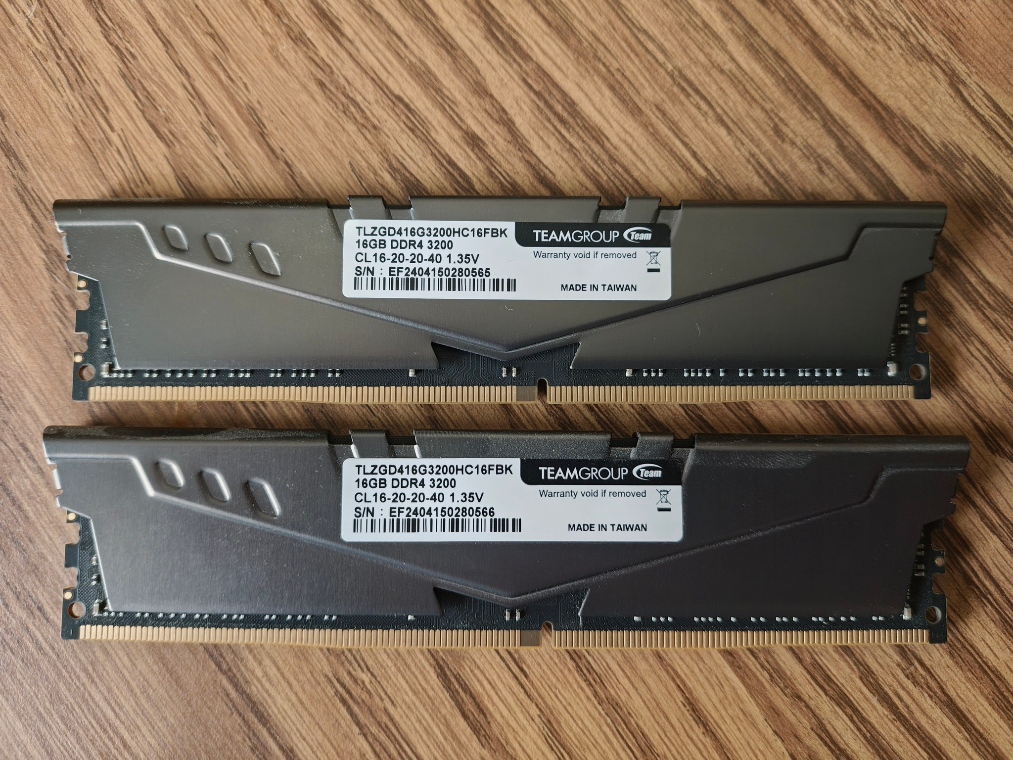 Teamgroup t-force 2x16Gb DDR4 3200 memory