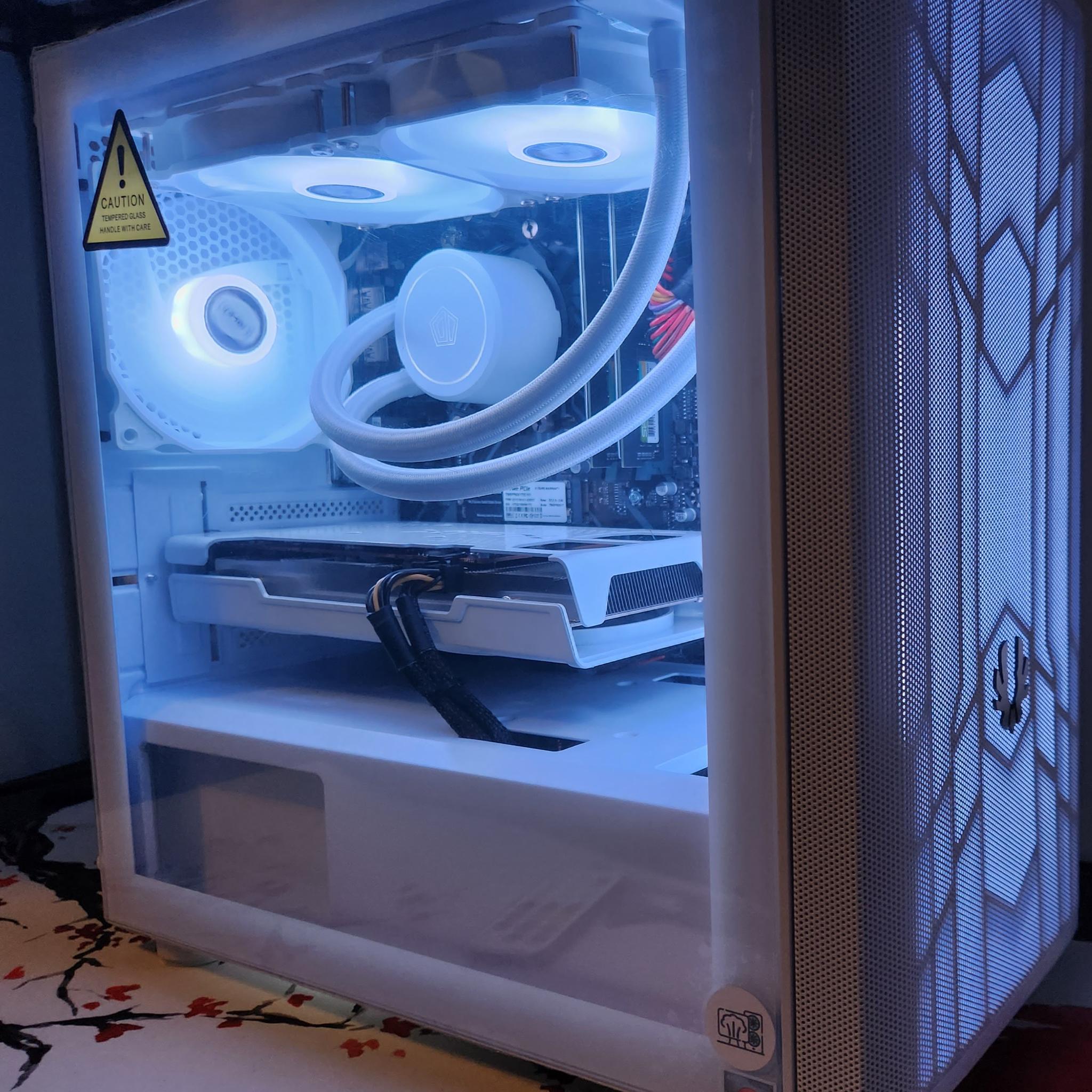 Liquid Cooled Frosty RIG Ryzen 5 / 32GB / 1TB SSD / RX 6600