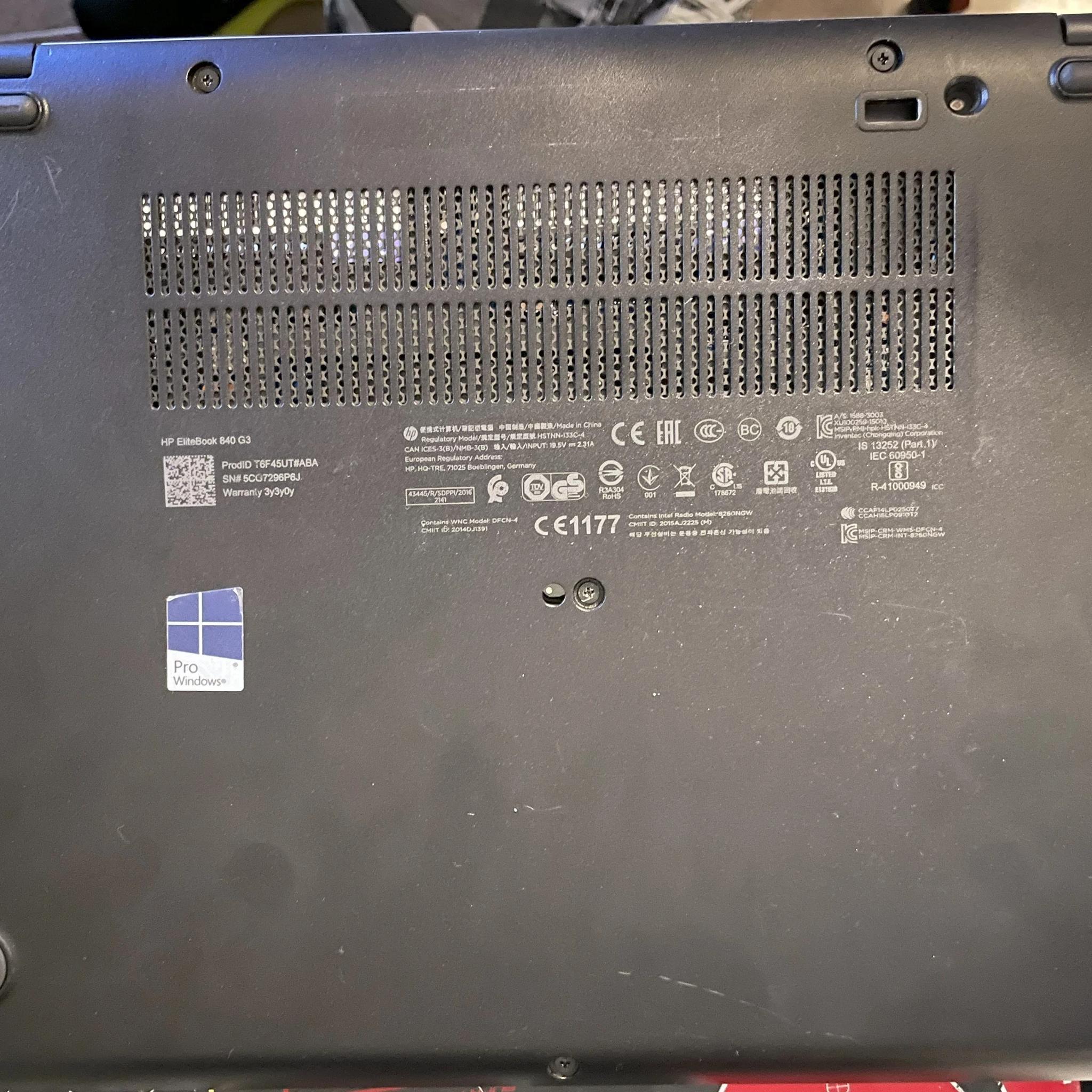 HP Elitebook 840 G3! Loaded! 32GB RAM, 1TB NVME SSD!