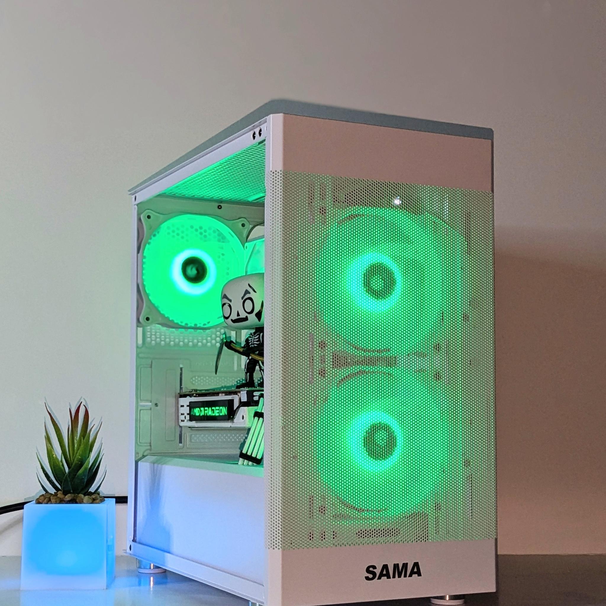 👻Phantom/1080p PC⚪️RX 5500⚪️I5-9400F@4.0GHz⚪️16GB RAM⚪️1TB NVMe SSD⚪️Windows 11 Pro
