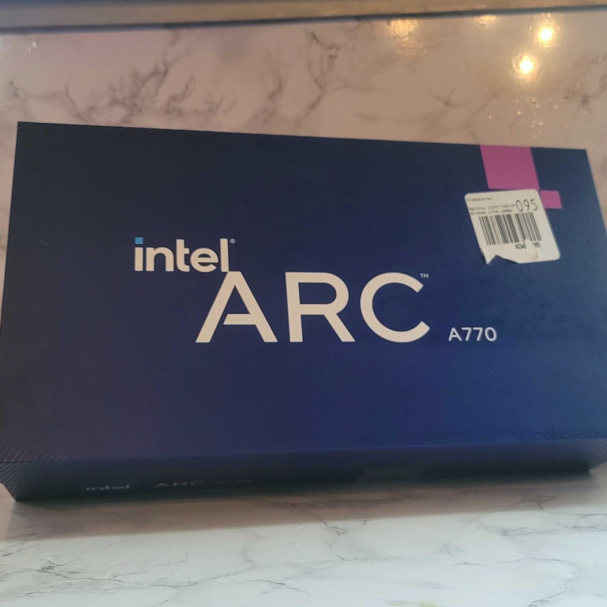 Intel Arc A770 Limited Edition Box (New Condition)