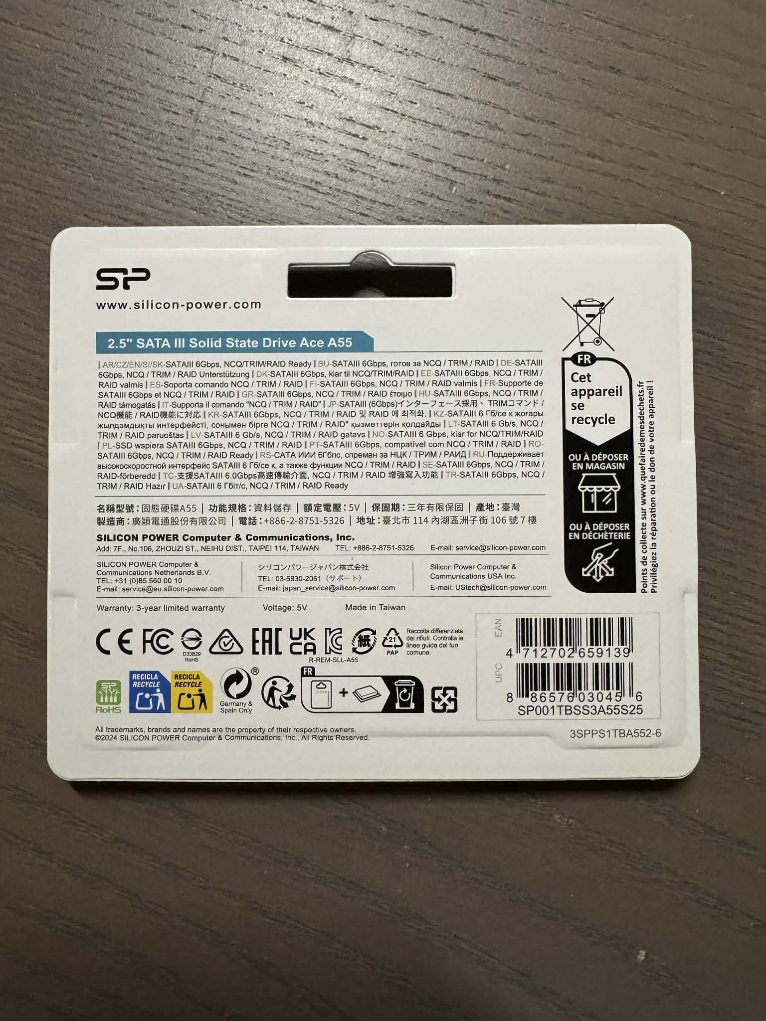 NEW Silicon Power Ace A55 1TB,Internal,2.5 inch (SP001TBSS3A55S25) Solid State Drive