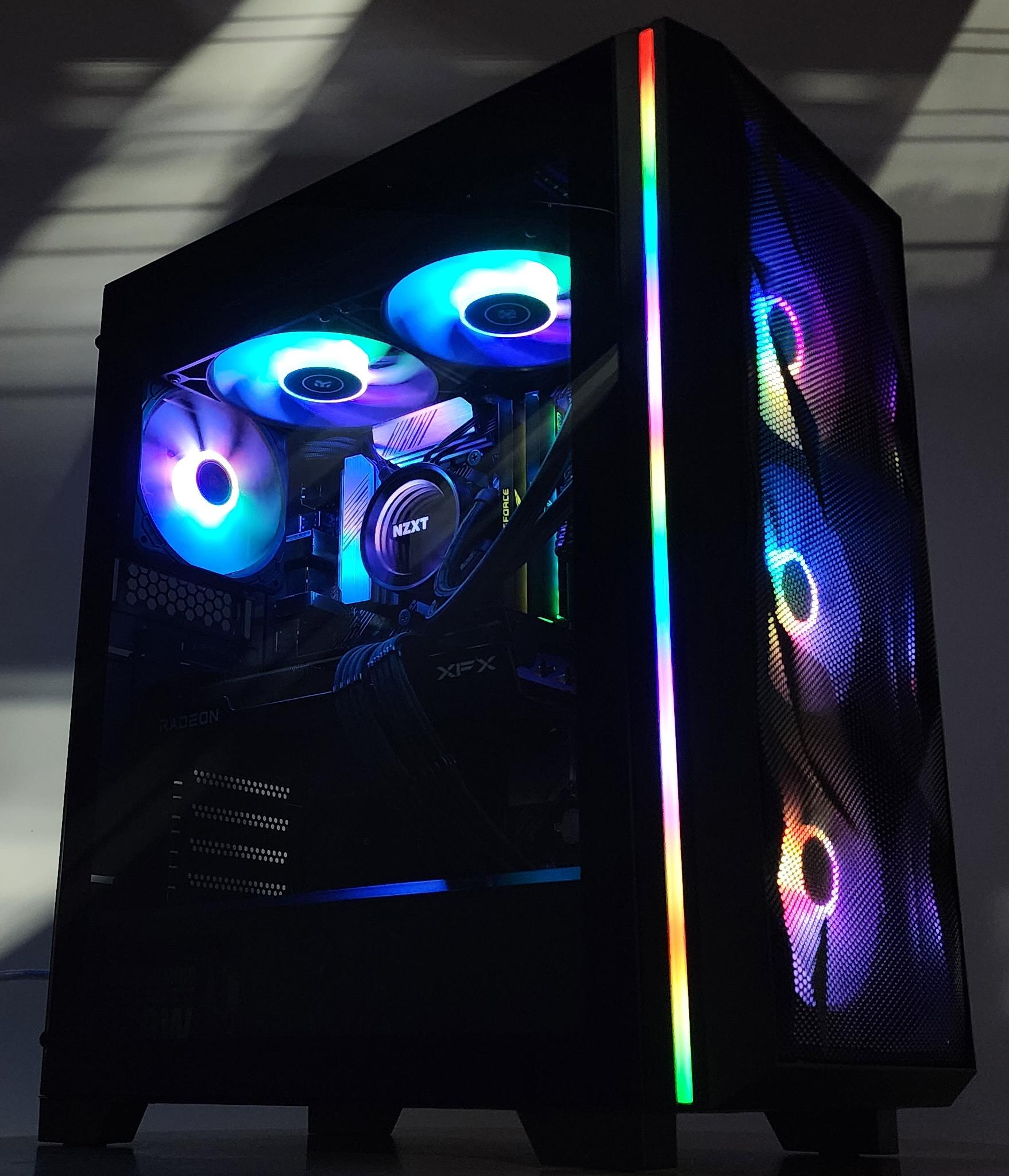 Gaming PC Ryzen 9 5950X 32GB RAM 2TB SSD RX 7600 XT 16GB Windows 11 Computer