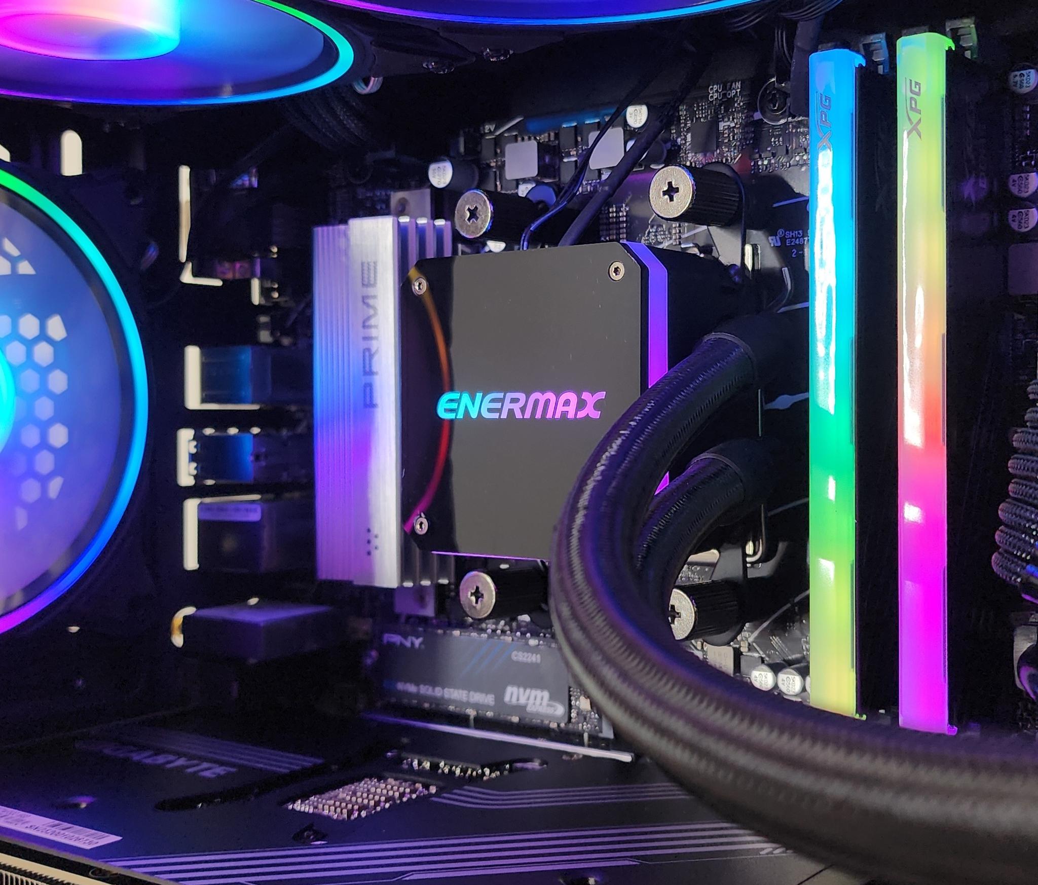 Gaming PC Ryzen 7 7800X3D 32GB RAM 2TB SSD RTX 5070 Ti 16GB Windows 11 Computer