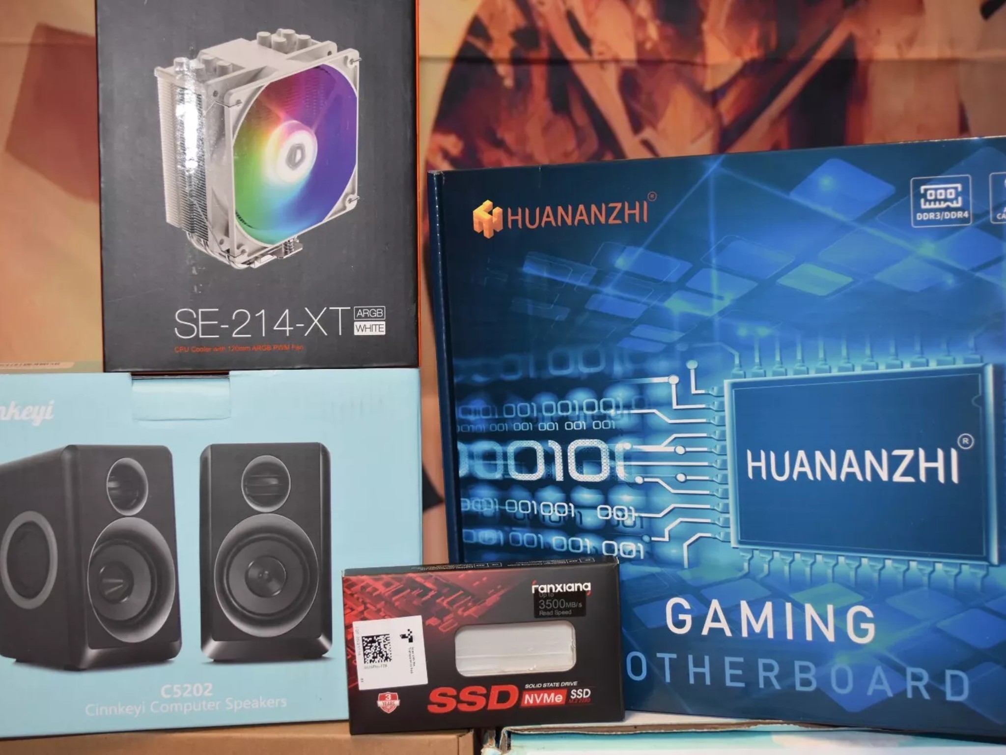 Gaming PC Intel I 5 9400F RGB  16 GBS of Ram GPU Evga G Force FTW 1080 8 GB NVME 1TB 600 Watt PSU