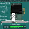 X520-DA1 10Gb/s SFP+ Fiber Port Ethernet Adapter Intel 82599 10Gbps Ethernet PCIE x4 NAS and PC