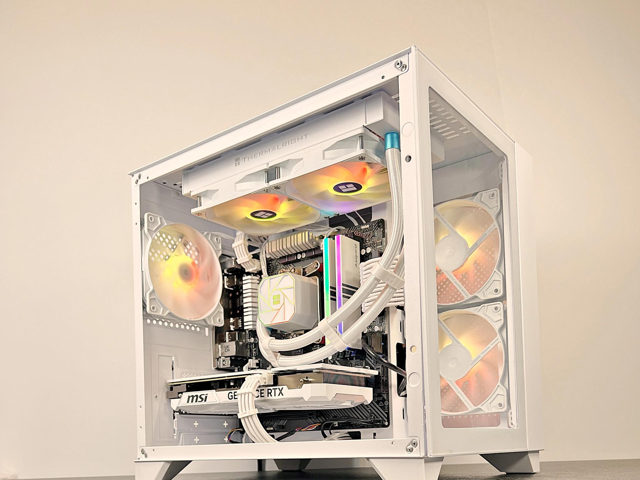 Liquid Cooled RTX 4070 Ryzen 5 5600X 16GB RAM 1TB M.2 Win 11 Gaming PC