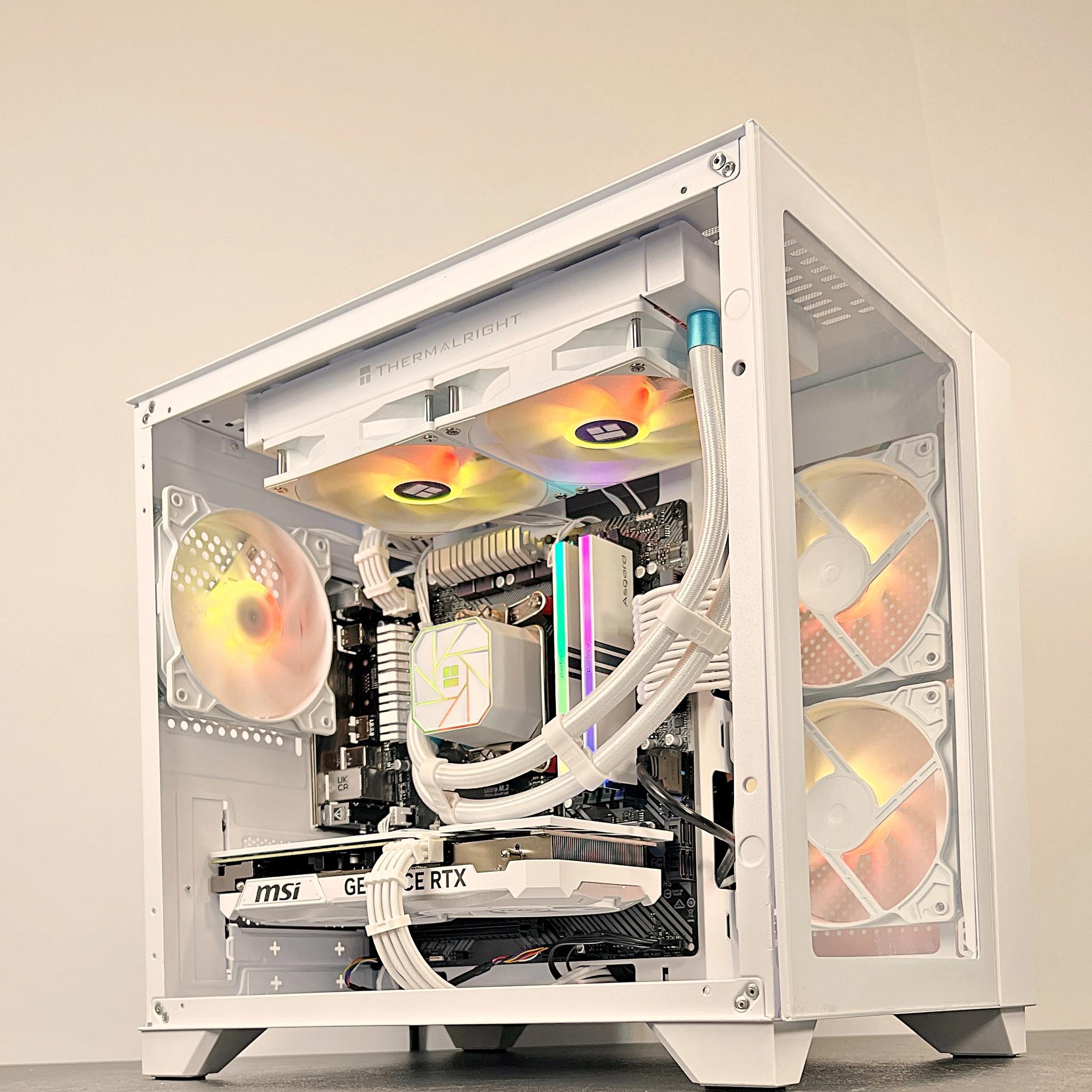 Liquid Cooled RTX 4070 Ryzen 5 5600X 16GB RAM 1TB M.2 Win 11 Gaming PC