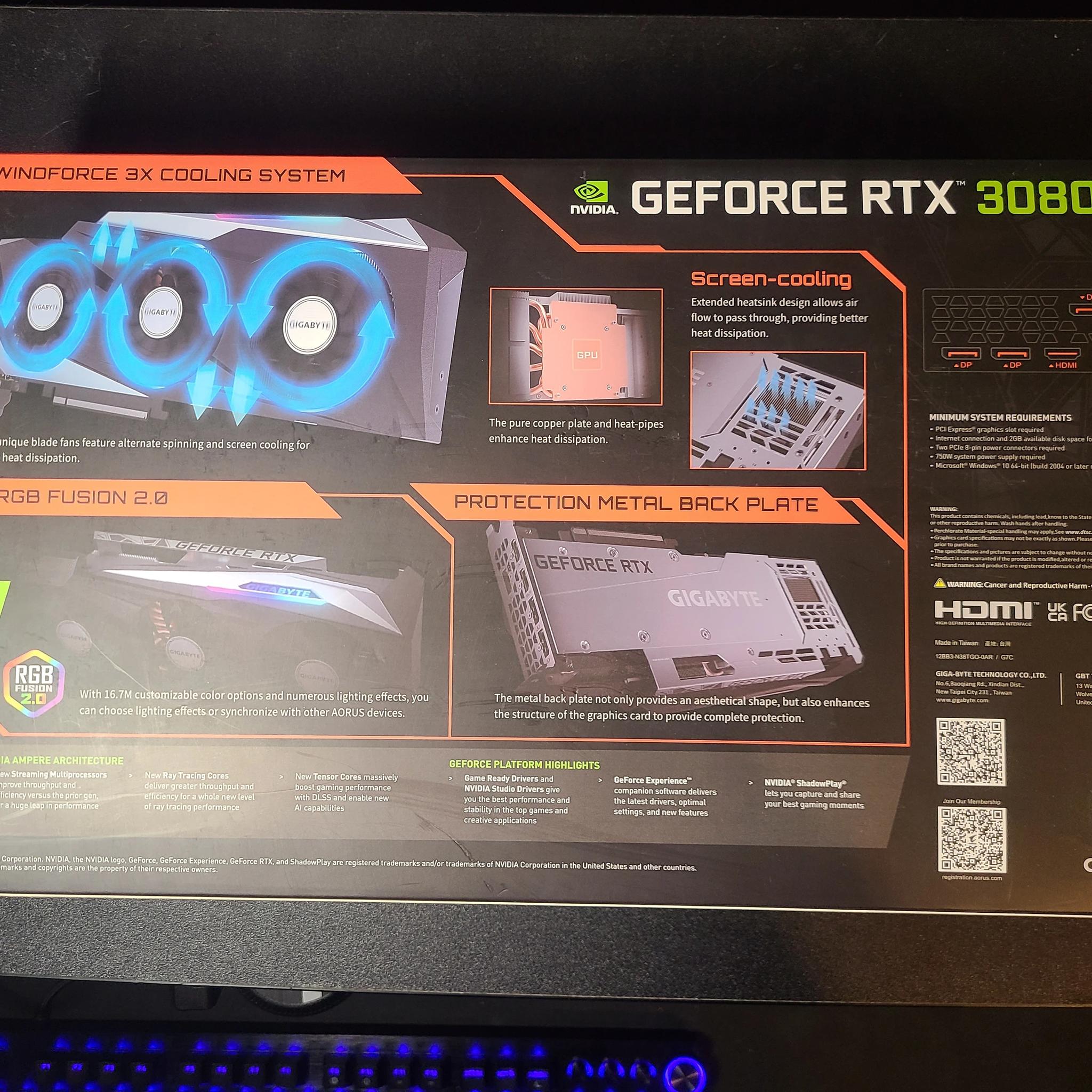 Gigabyte RTX 3080Ti Gaming OC 12g In Original Box