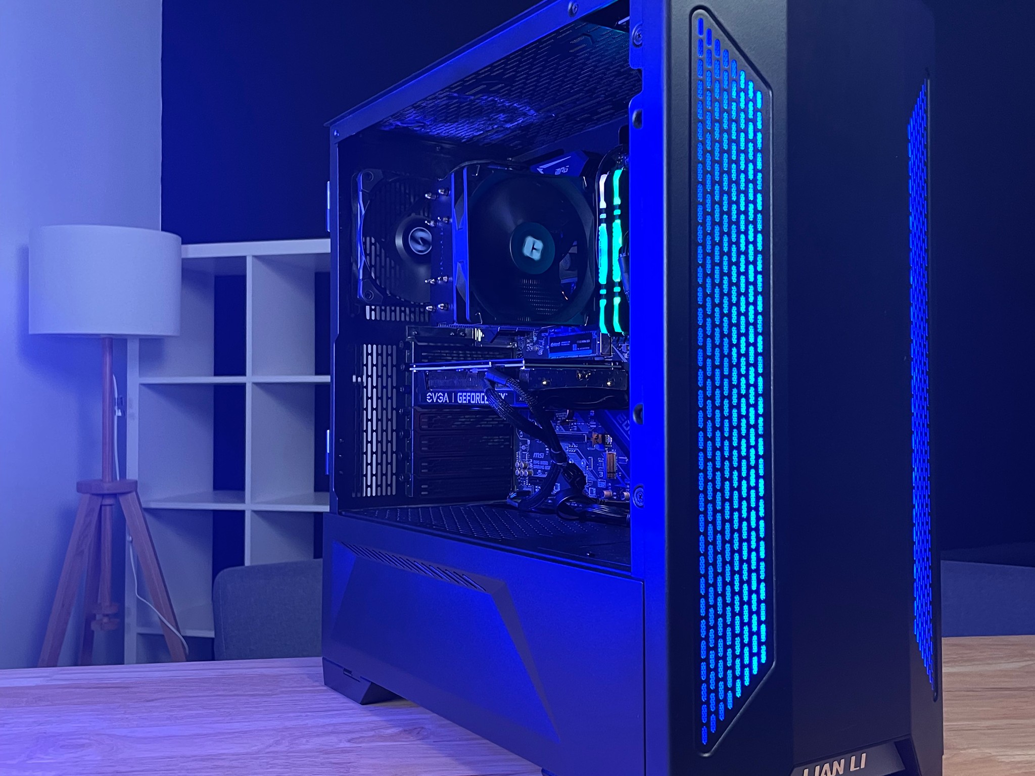 High-Performance Gaming PC: Ryzen 5 5600x, RTX 3060, 512GB NVMe SSD, 16GB RAM, RGB Tower