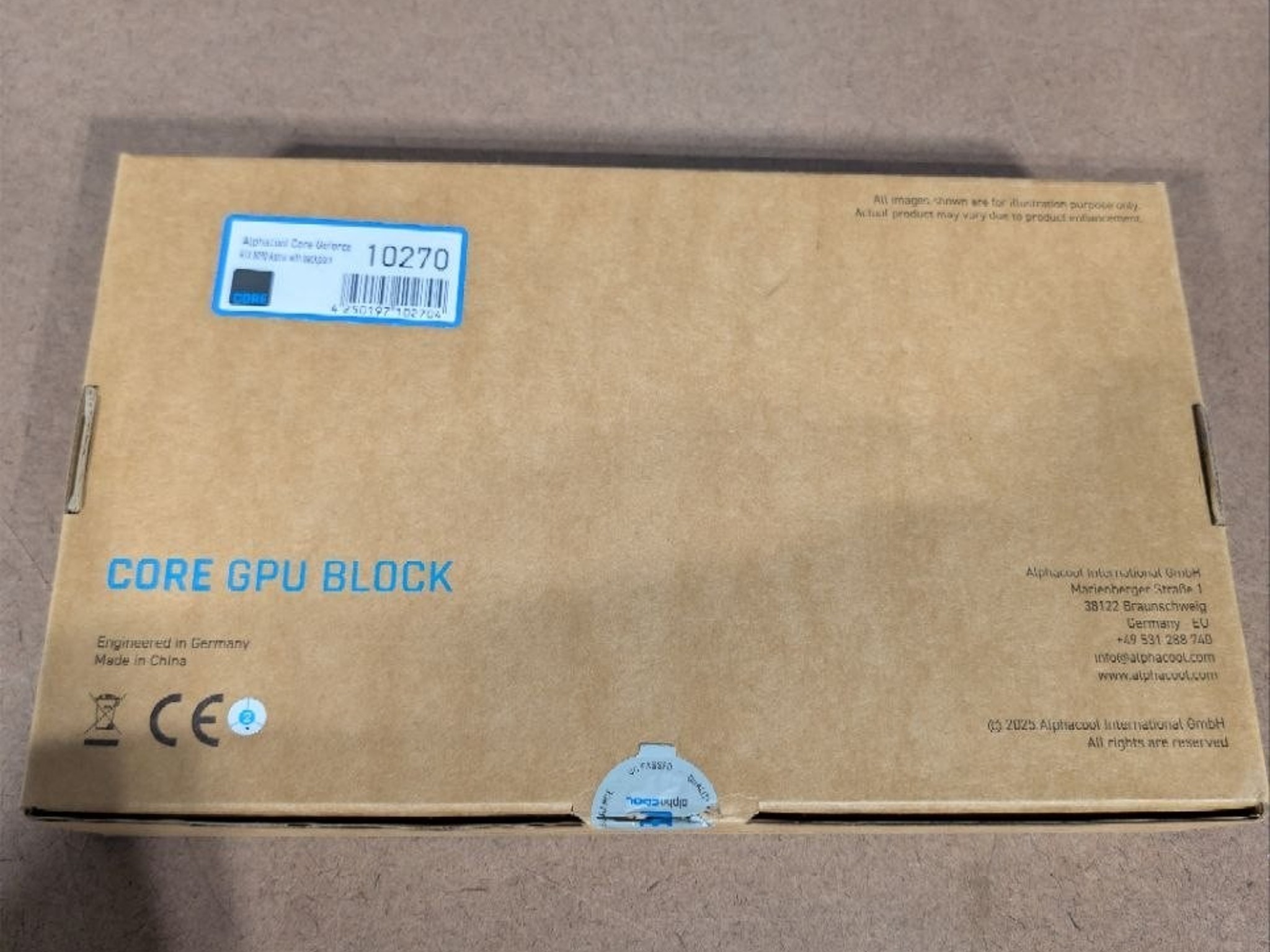 Alphacool Core Geforce RTX 5090 ROG Astral Waterblock with Backplate (10270)