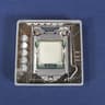 Intel Core i3-530 CPU & Motherboard - Handmade Clear Epoxy Resin Coaster With Socket 1156 CPU