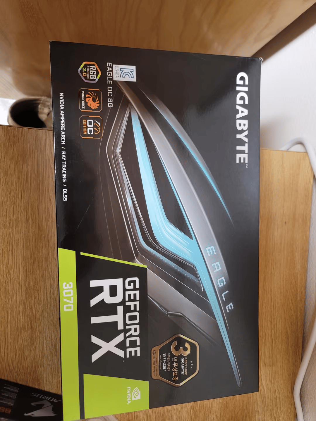 RTX 3070 used for a little over a year no overclocking, upgraded no longer needed. 