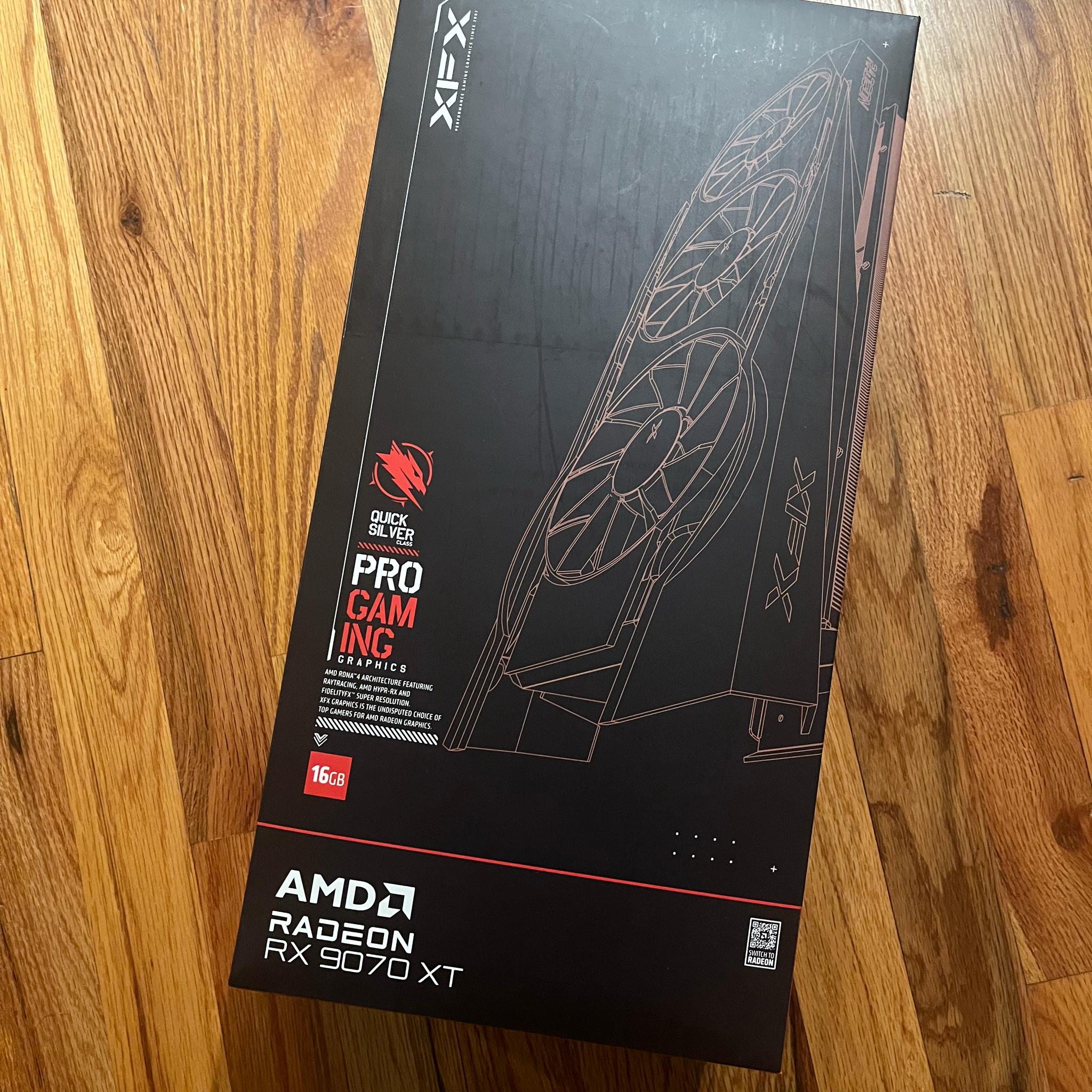 XFX Quicksilver AMD Radeon RX 9070XT
