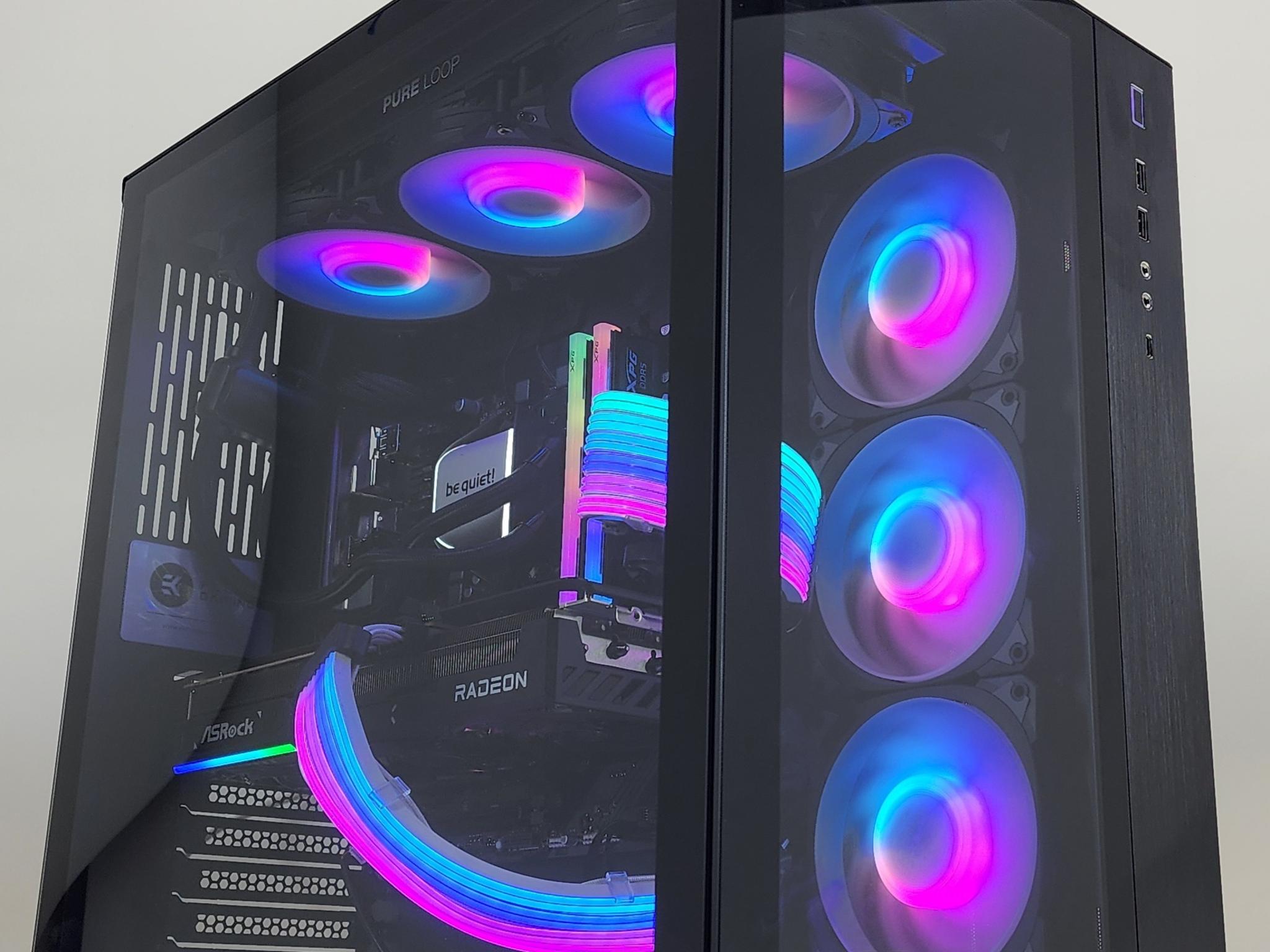 Gaming PC Ryzen 7 7800X3D 32GB RAM 1TB SSD RX 9070 16GB Windows 11 Computer