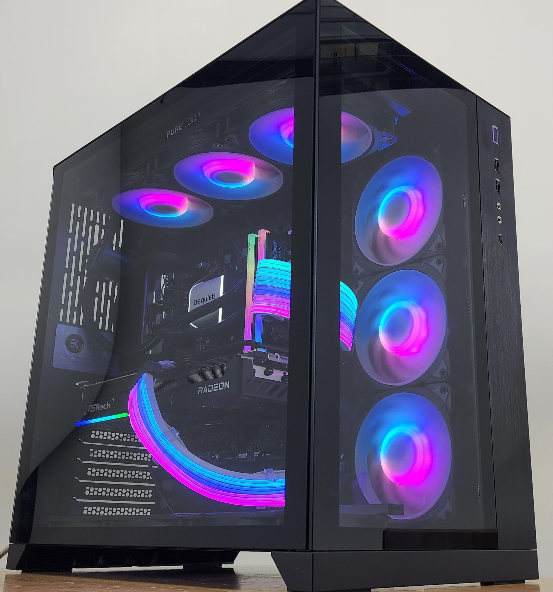 Gaming PC Ryzen 7 7800X3D 32GB RAM 1TB SSD RX 9070 16GB Windows 11 Computer