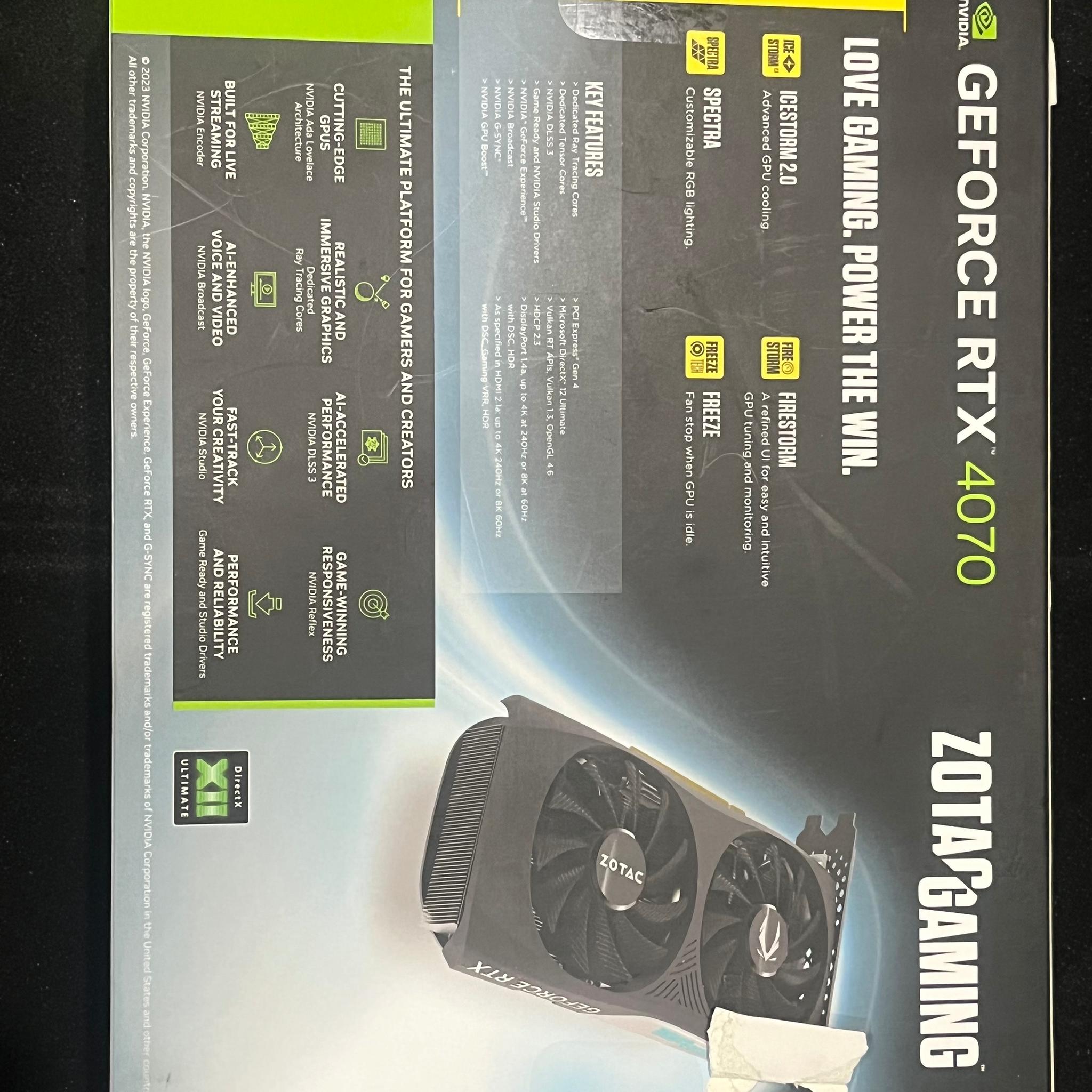 ZOTAC RTX 4070 OC Edition