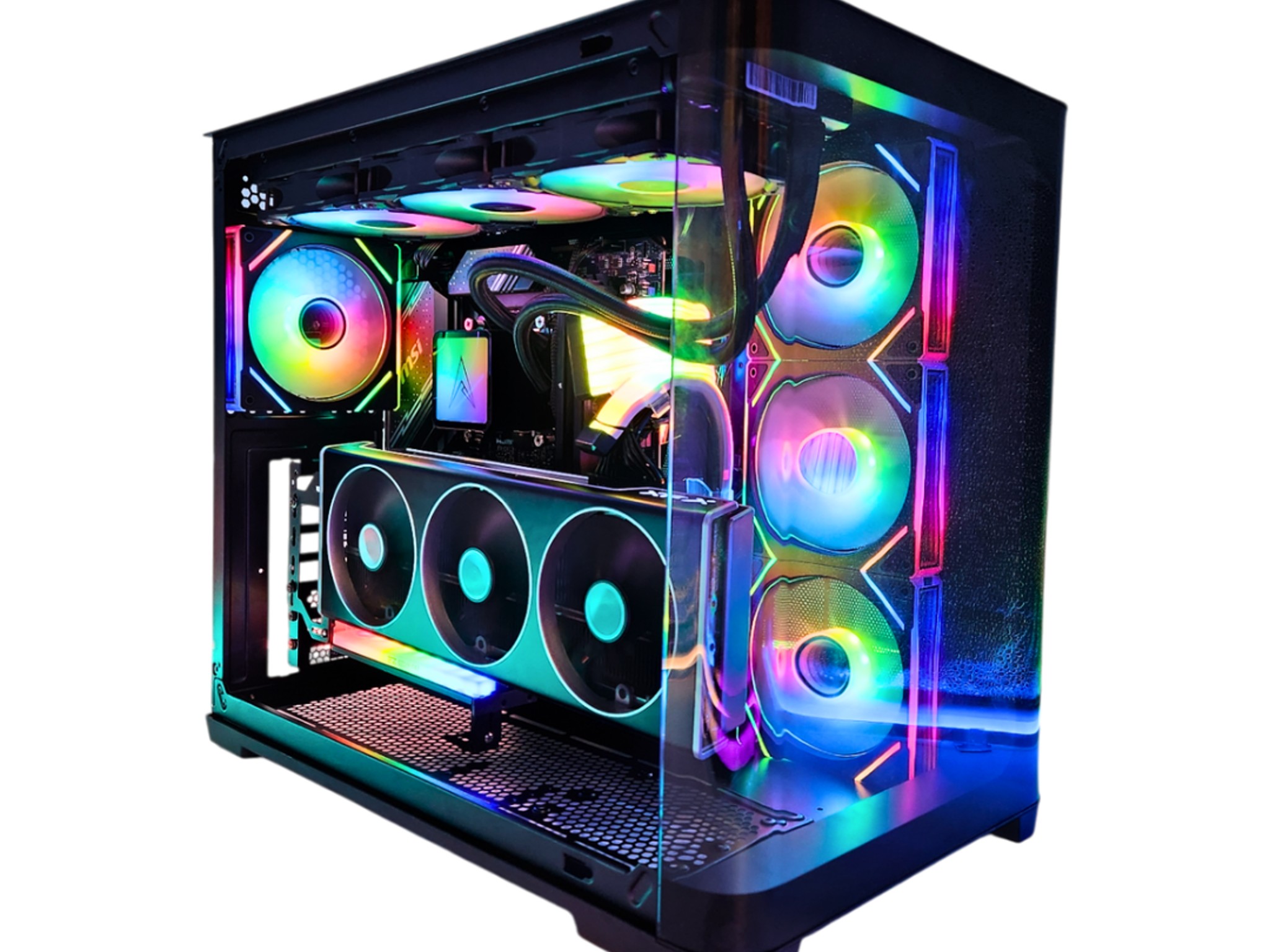 🌟 Divine 😶‍🌫️: RX 7900 XTX | Intel i9 12900k | 32GB DDR5 | 2TB SSD | 7 RGB Fans | Black Gaming PC