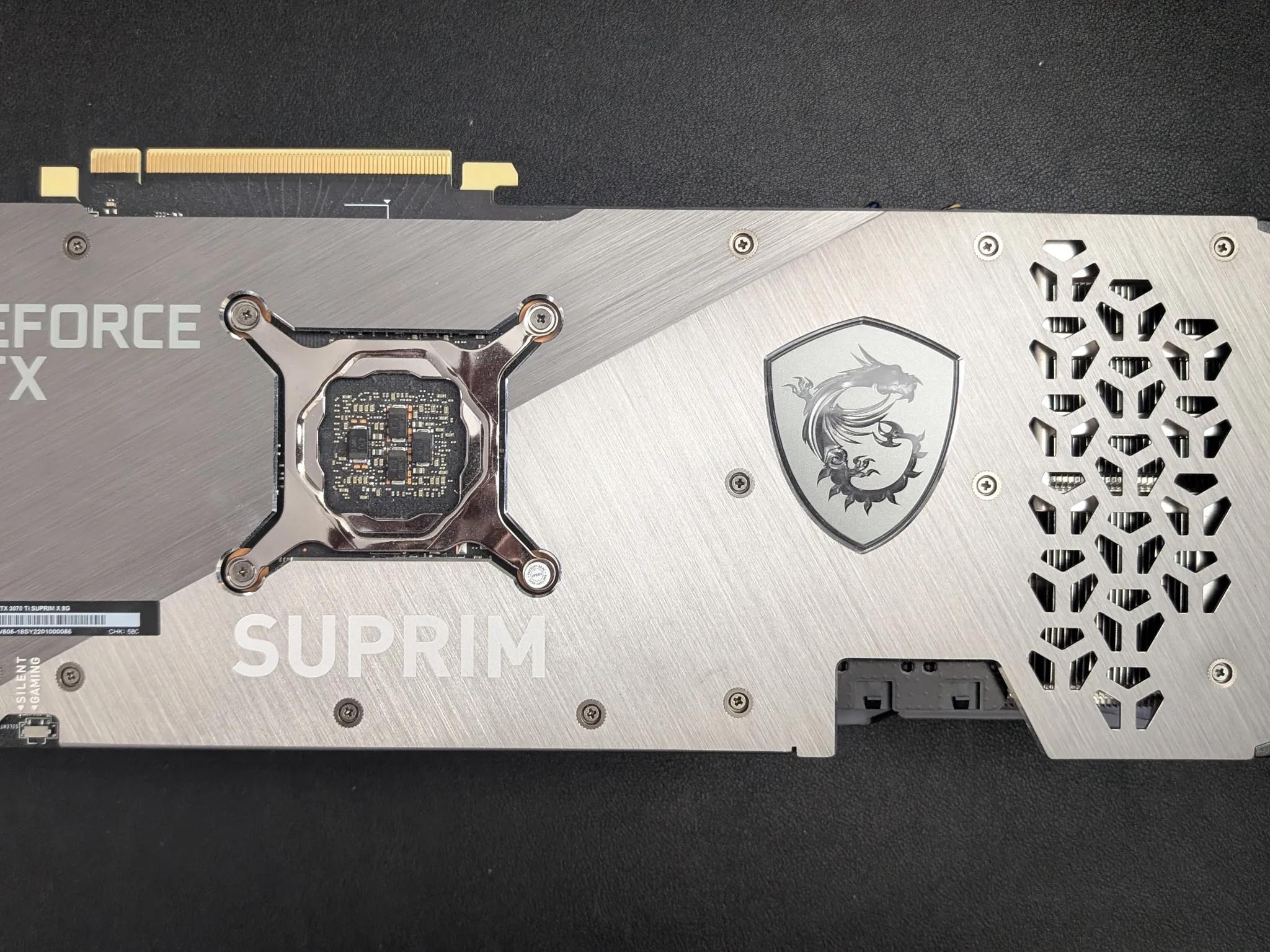 MSI SUPRIM RTX 3070 TI 8GB