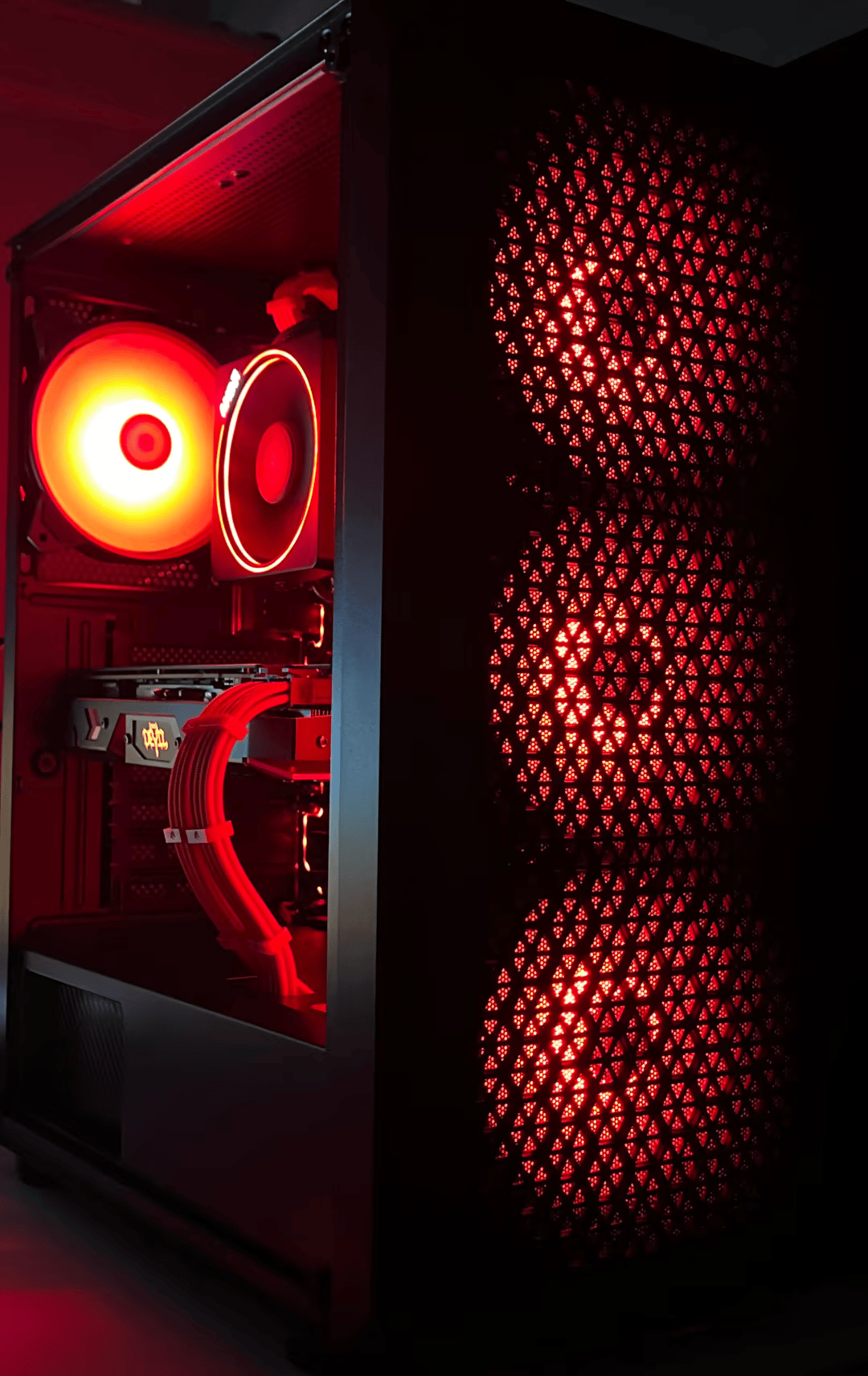 "Red Devil" Ryzen 5 1600X + RX 580 8GB Custom PC