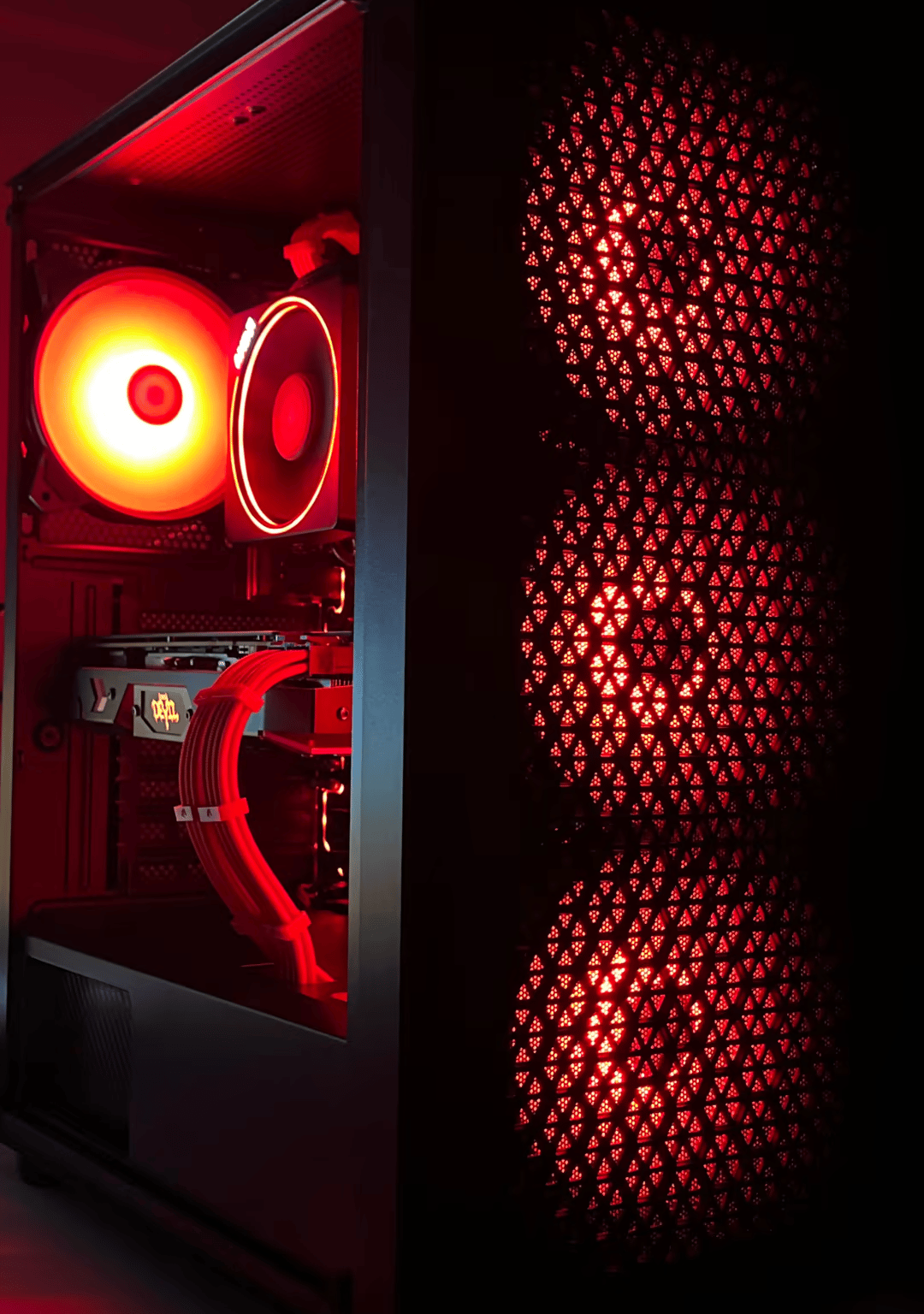 "Red Devil" Ryzen 5 1600X + RX 580 8GB Custom PC