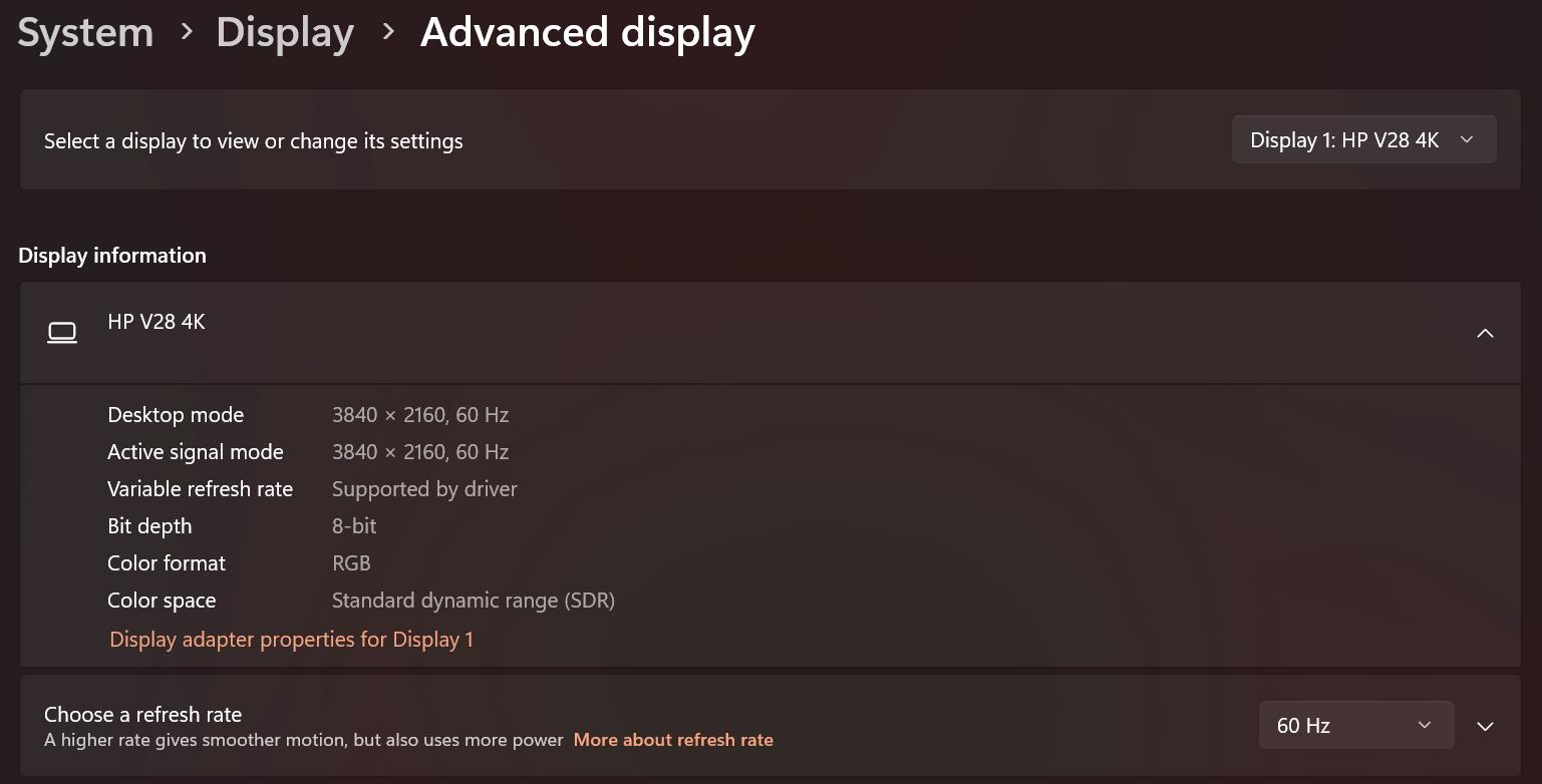 🖥️ HP V28 4K Monitor  – 4K UHD | 60 Hz | 1 ms Response | AMD FreeSync | TN Panel | Like New