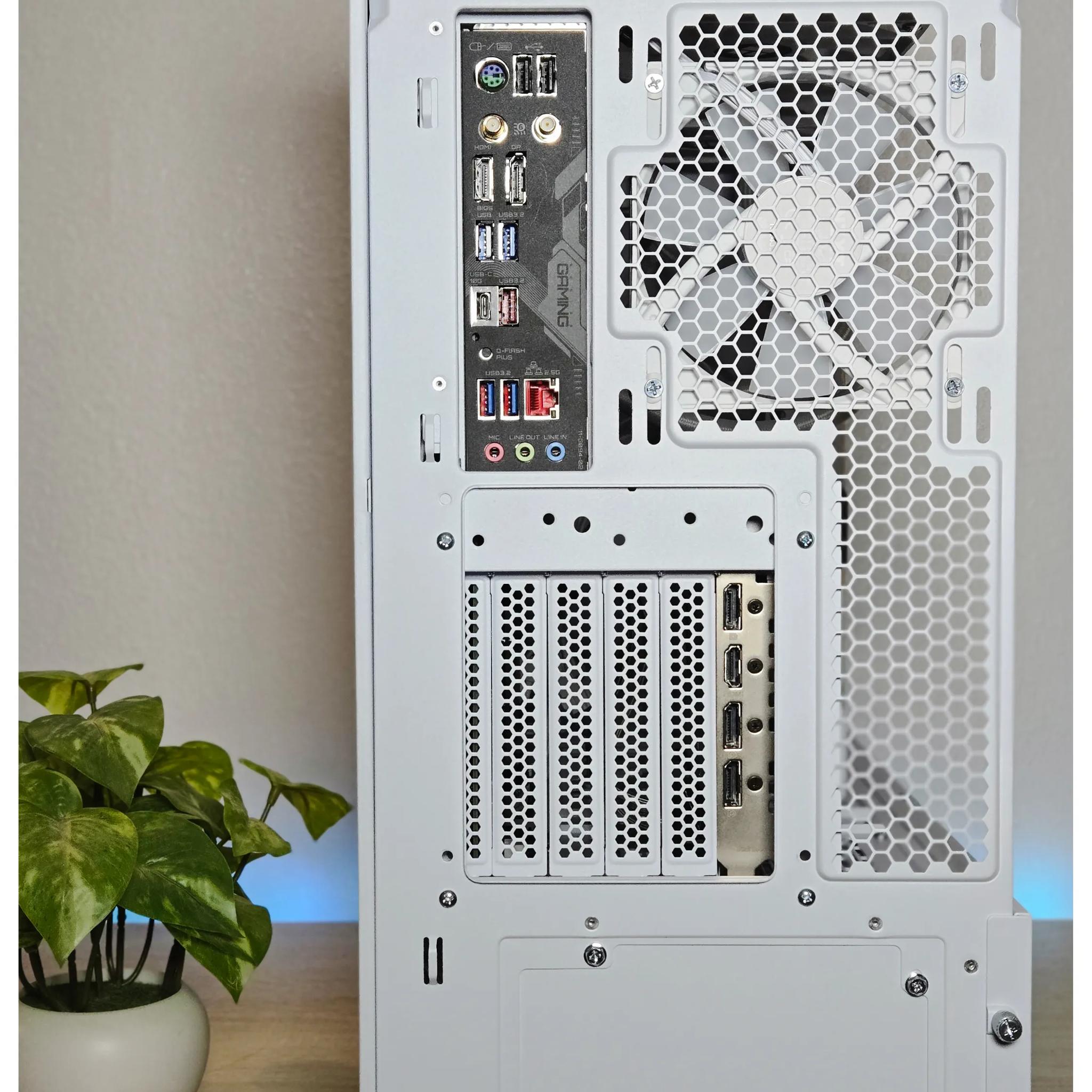 RTX 4070 | Ryzen 7 7700 | Wi-Fi | White Gaming PC