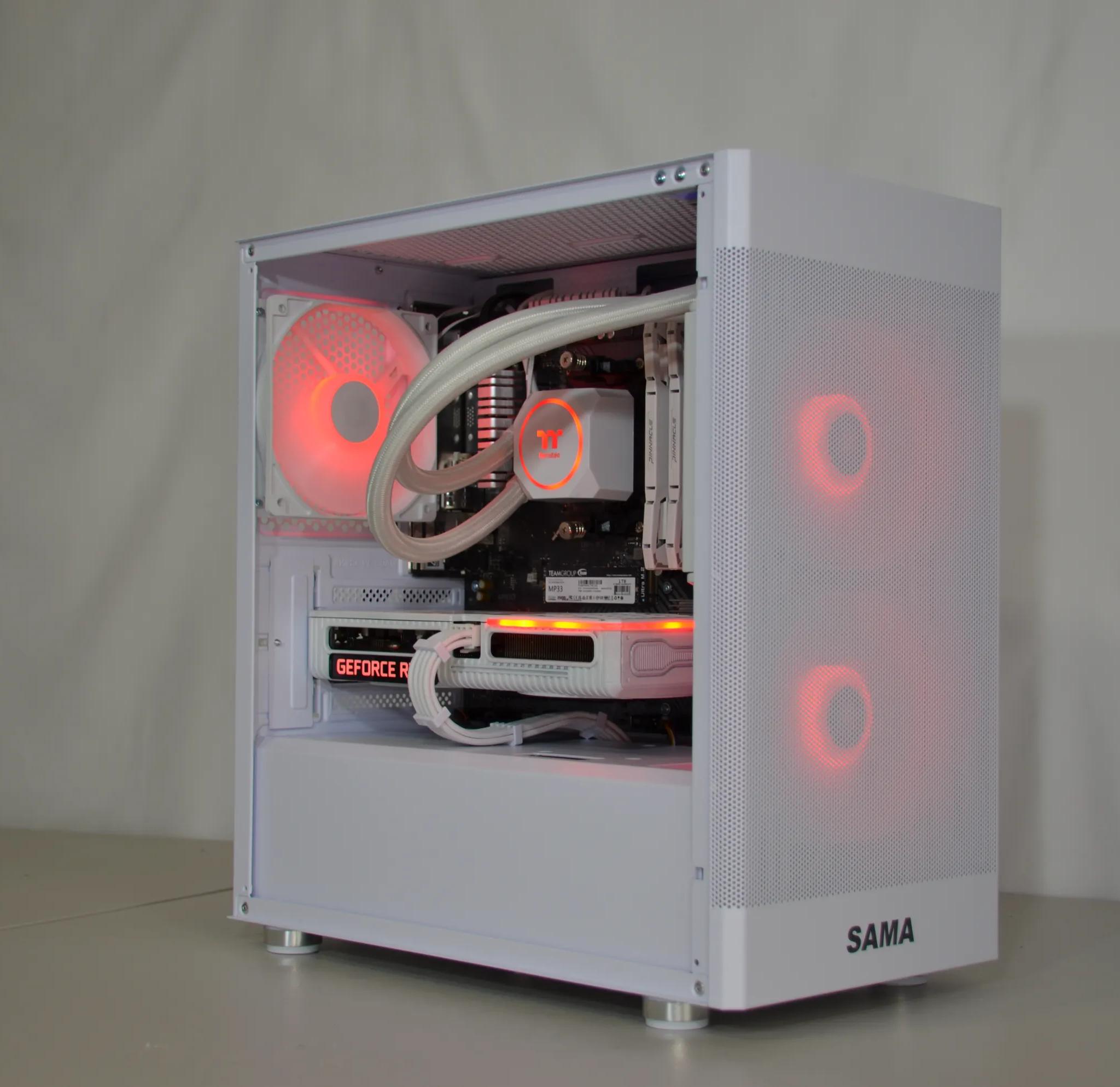 ⚪White Out V3⚪ - RTX 3060ti | Ryzen 5 5500| 1tb NVMe | Windows 11 FULLY Activated