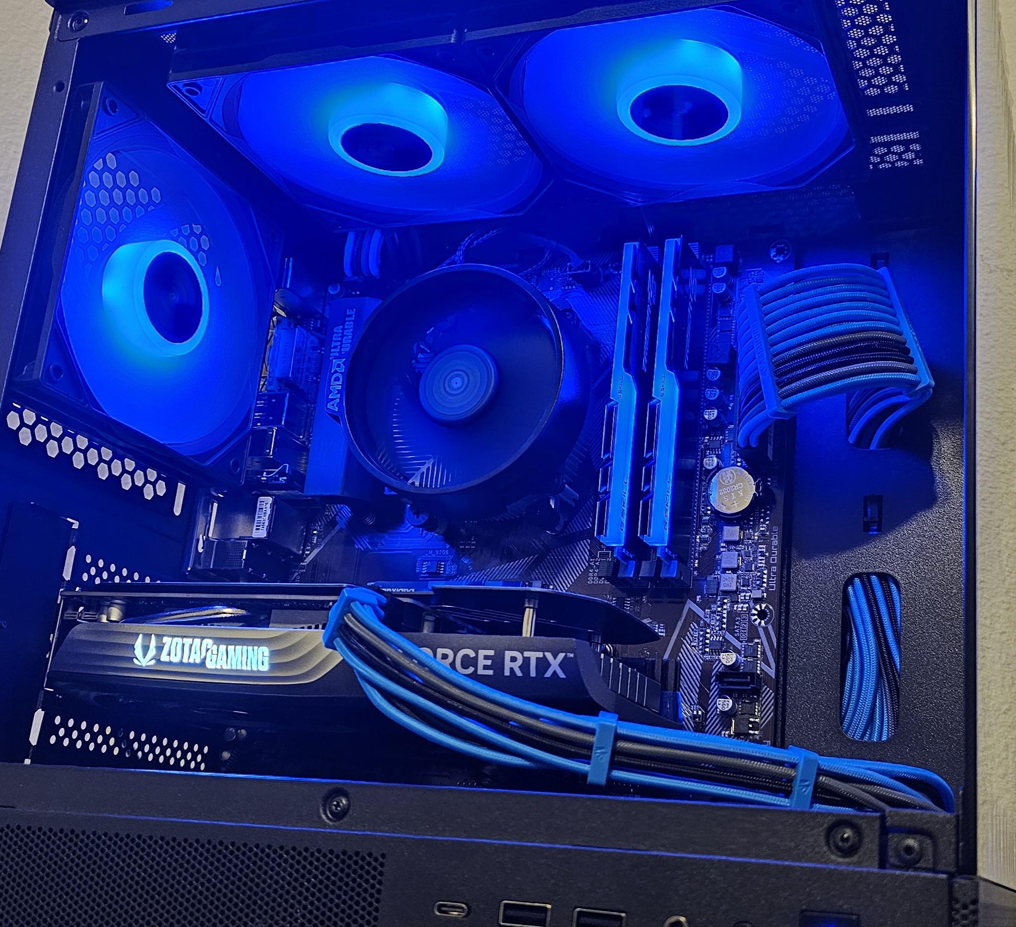 *Sale*Blue Vortex V1 R5 5600 RTX 4060 Build