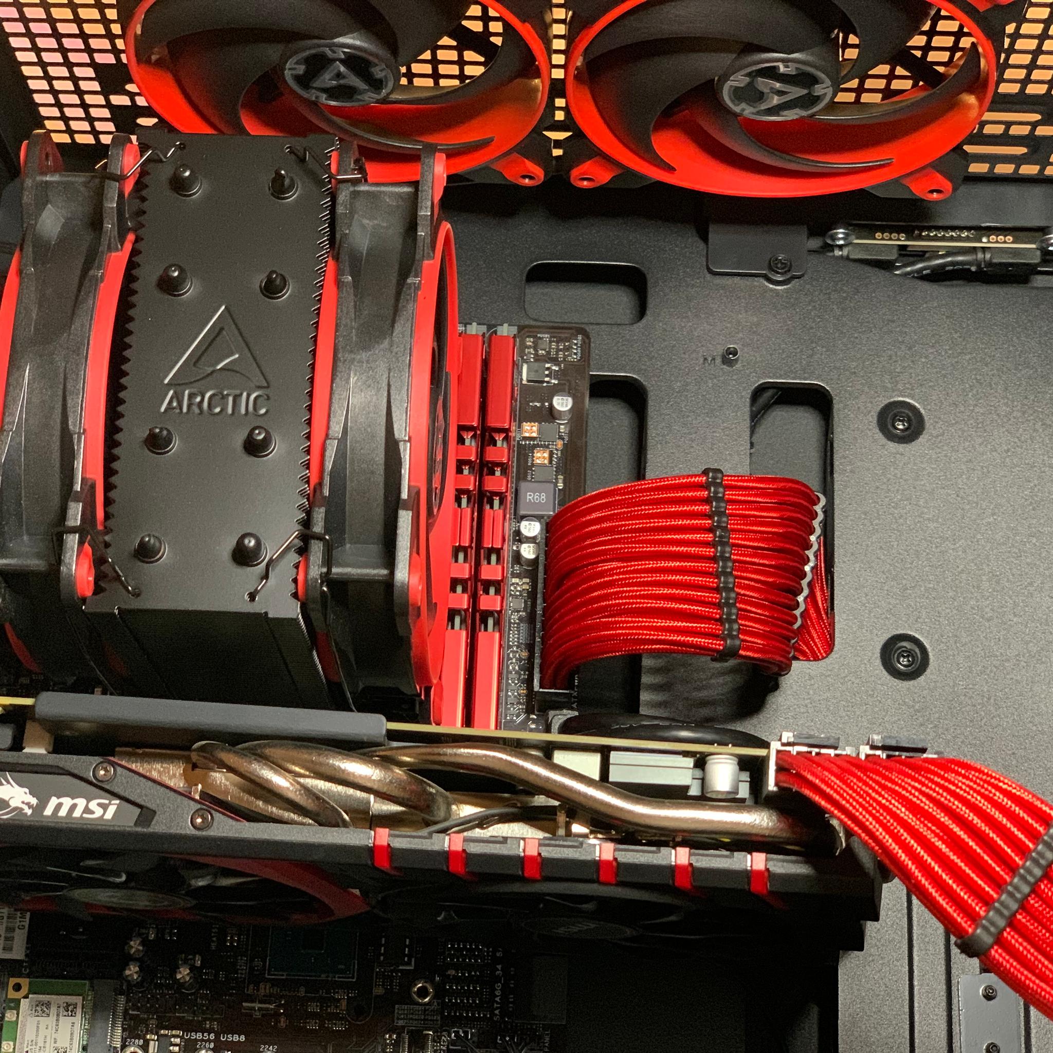 Budget Red/Black Gaming PC (Intel i5 6400 + GTX 980)