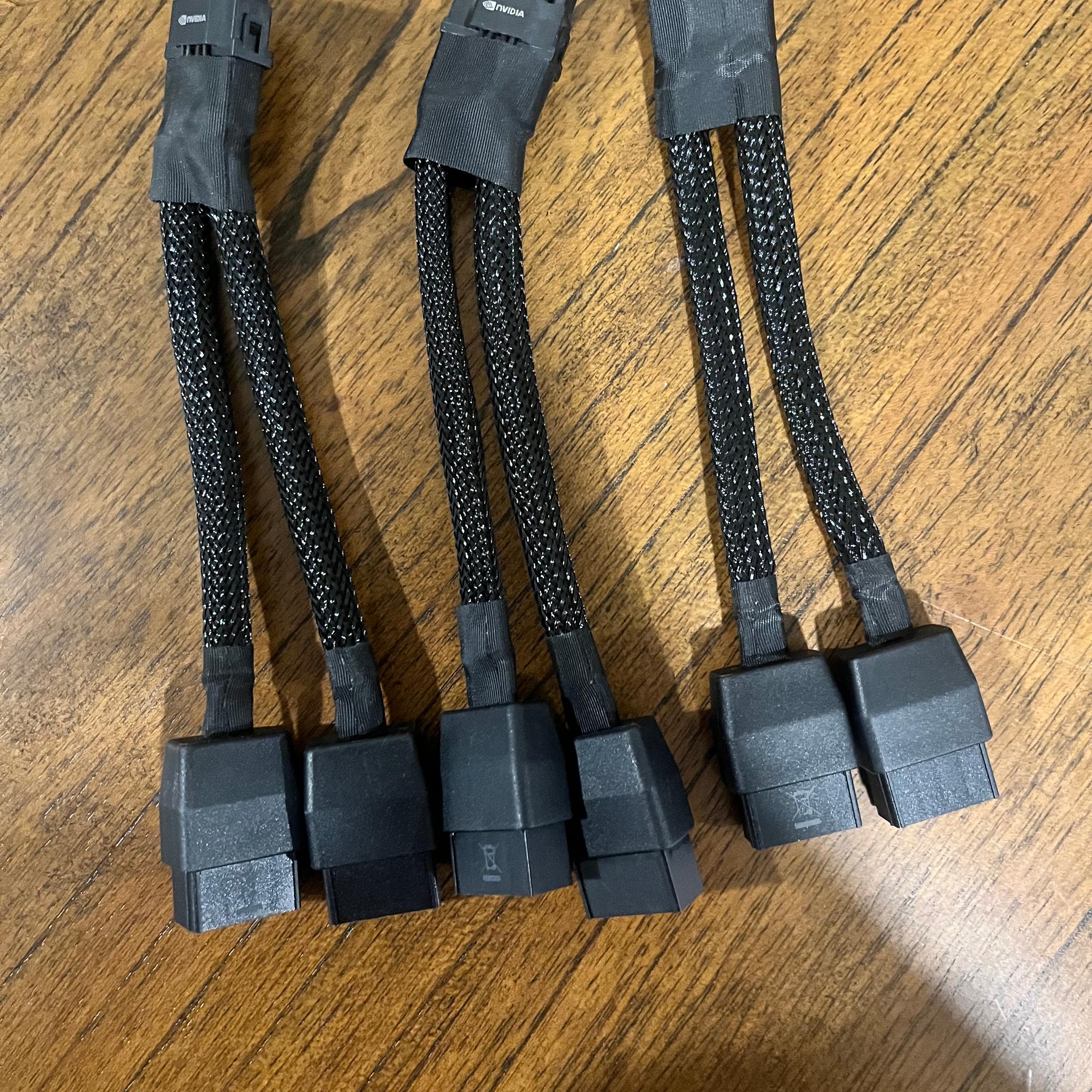 Three 12VHPWR Adapter For 40/50 RTX Gpus