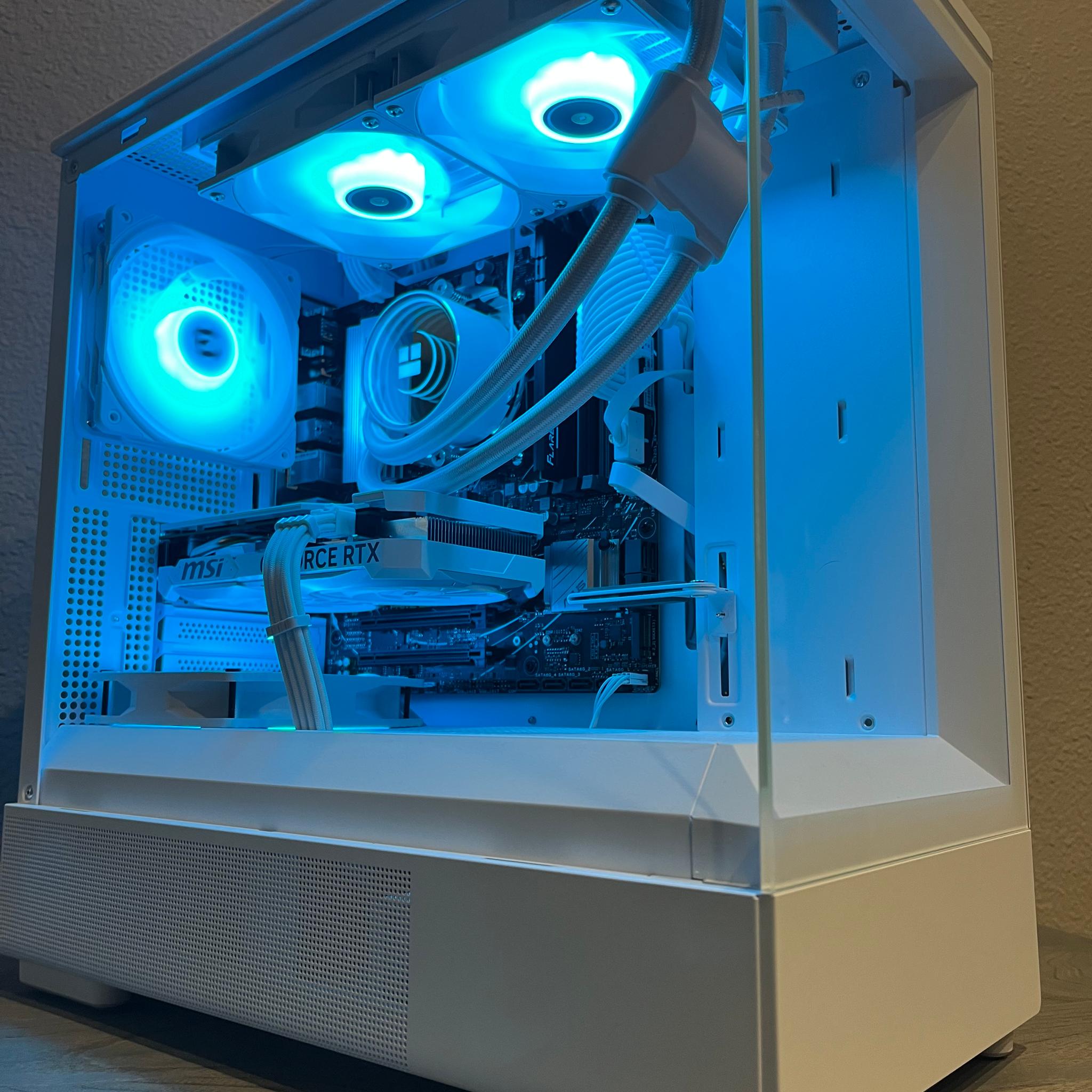 All White 1080p Gaming PC | NVIDIA RTX 4060 | 16GB 6000mhz RAM | WIFI | 1TB NVME M.2 | AIO