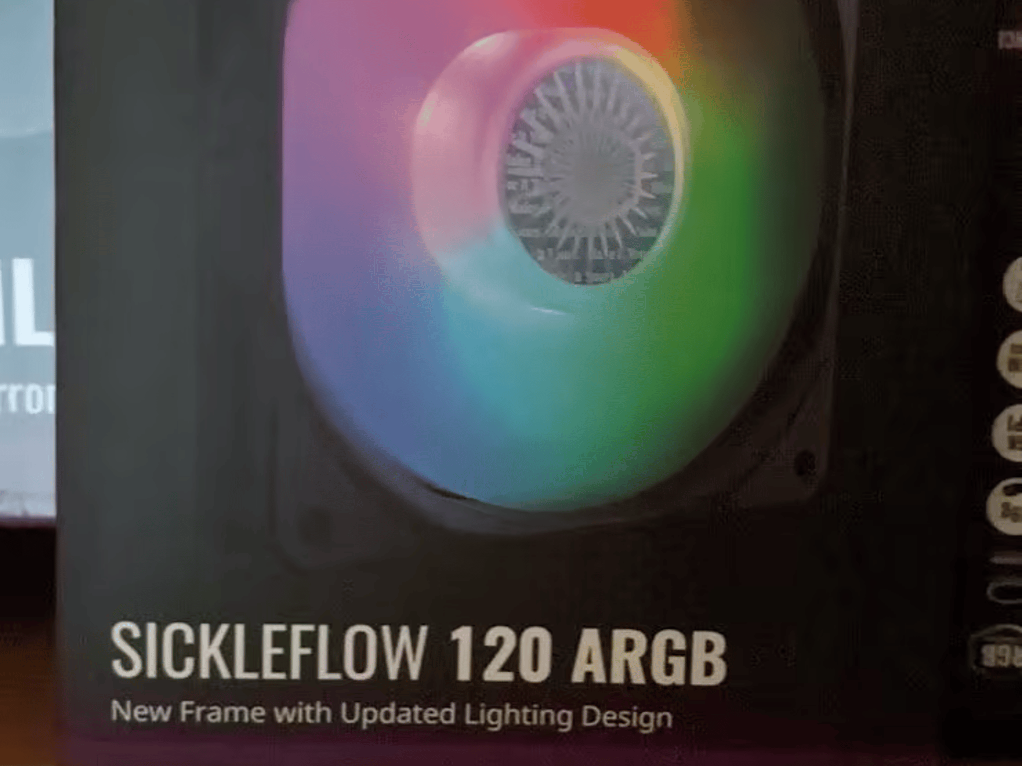  (4 fans total) BNIB Cooler Master SickleFlow 120 ARGB case fan, Black