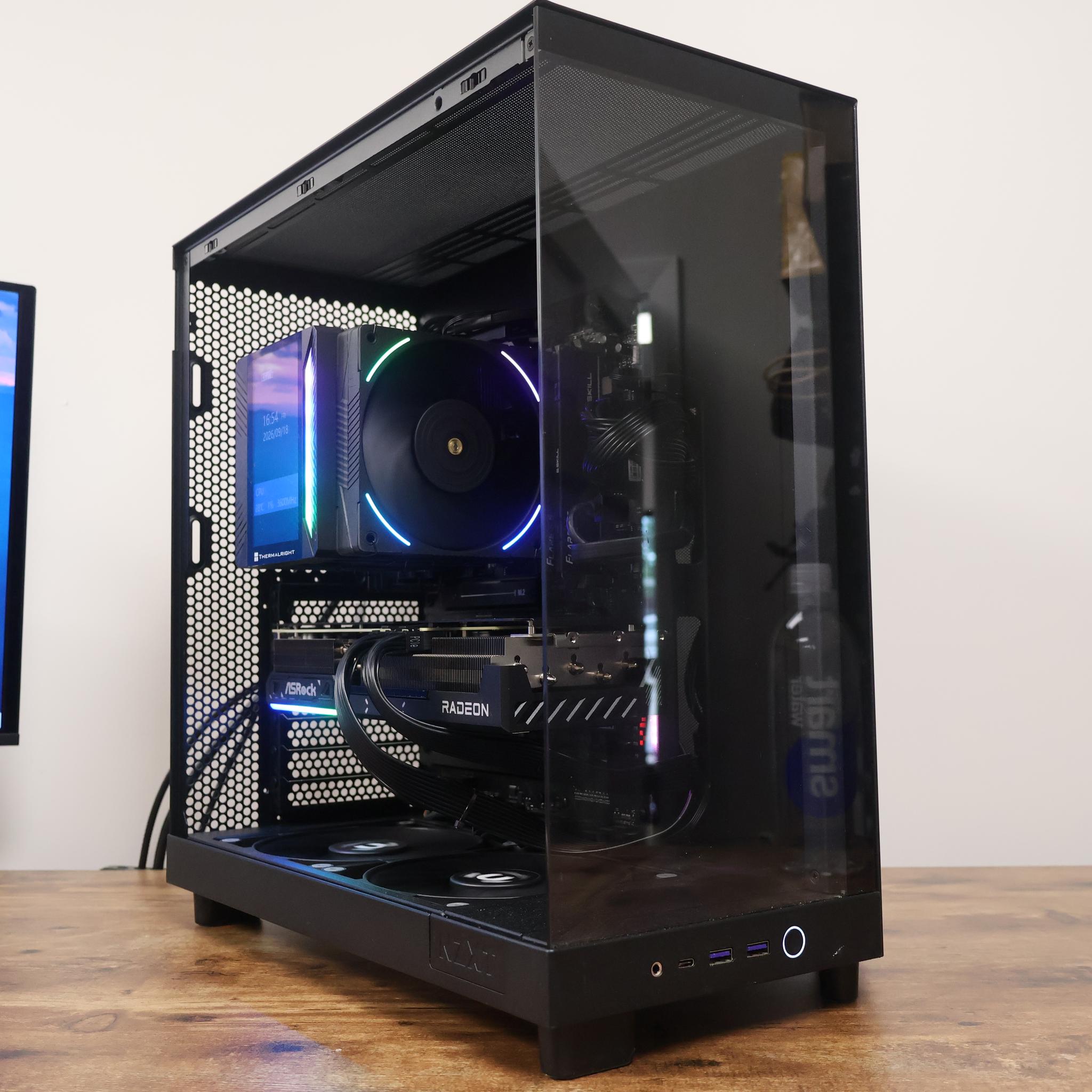 RX 9070 XT Gaming PC – Ryzen 7 7800X3D | 32GB DDR5 6000MHz | 1TB WD Black NVMe | 1440p / 4K Gaming