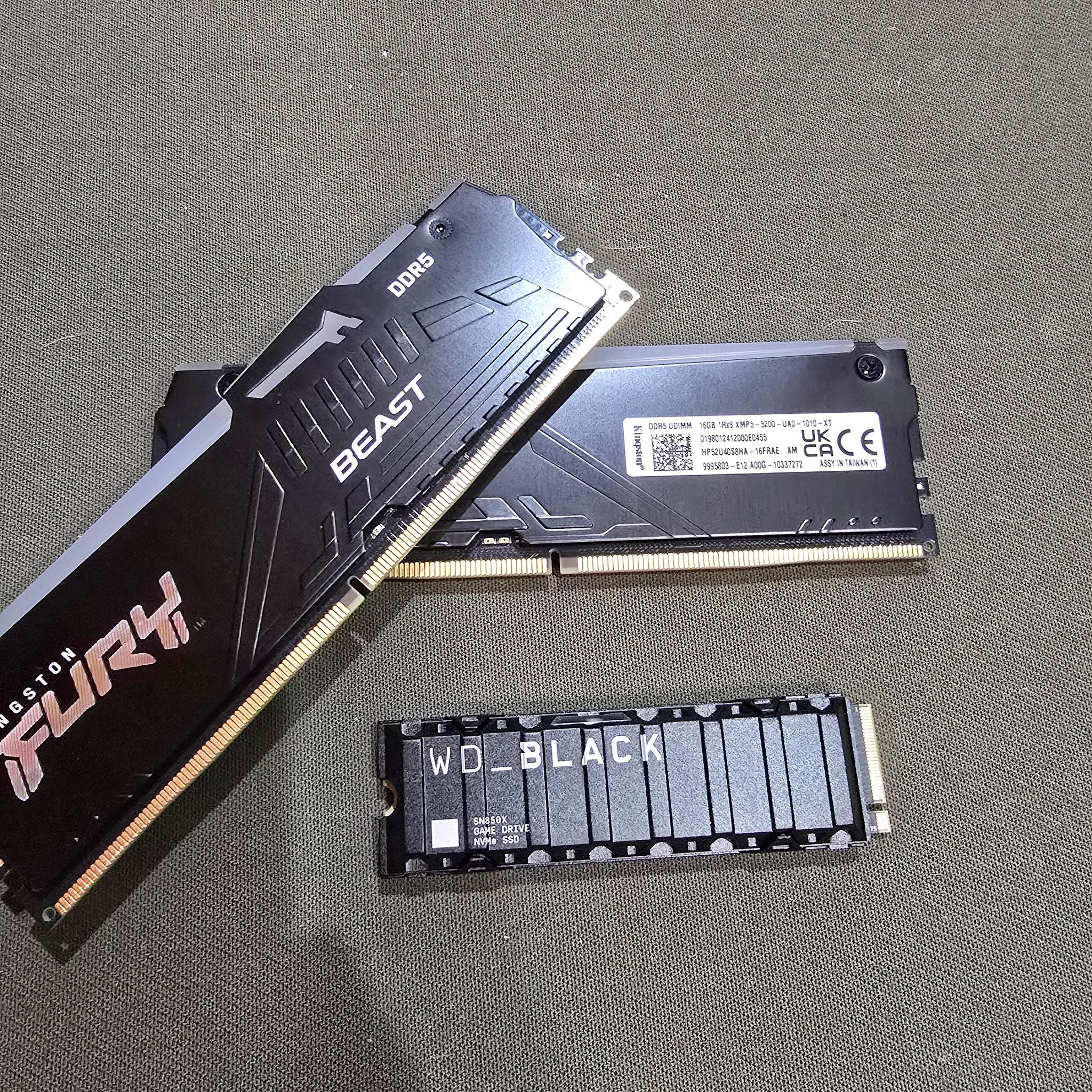 MSI Z790-A MAX WiFi Intel I7 12700KF Kingston Fury 32GB DDR5 WD SN850X 2TB SSD w/ Heatsink New