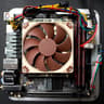 Noctua NH-L9a-AM4, Premium Low-Profile CPU Cooler for AMD AM4 (Brown)