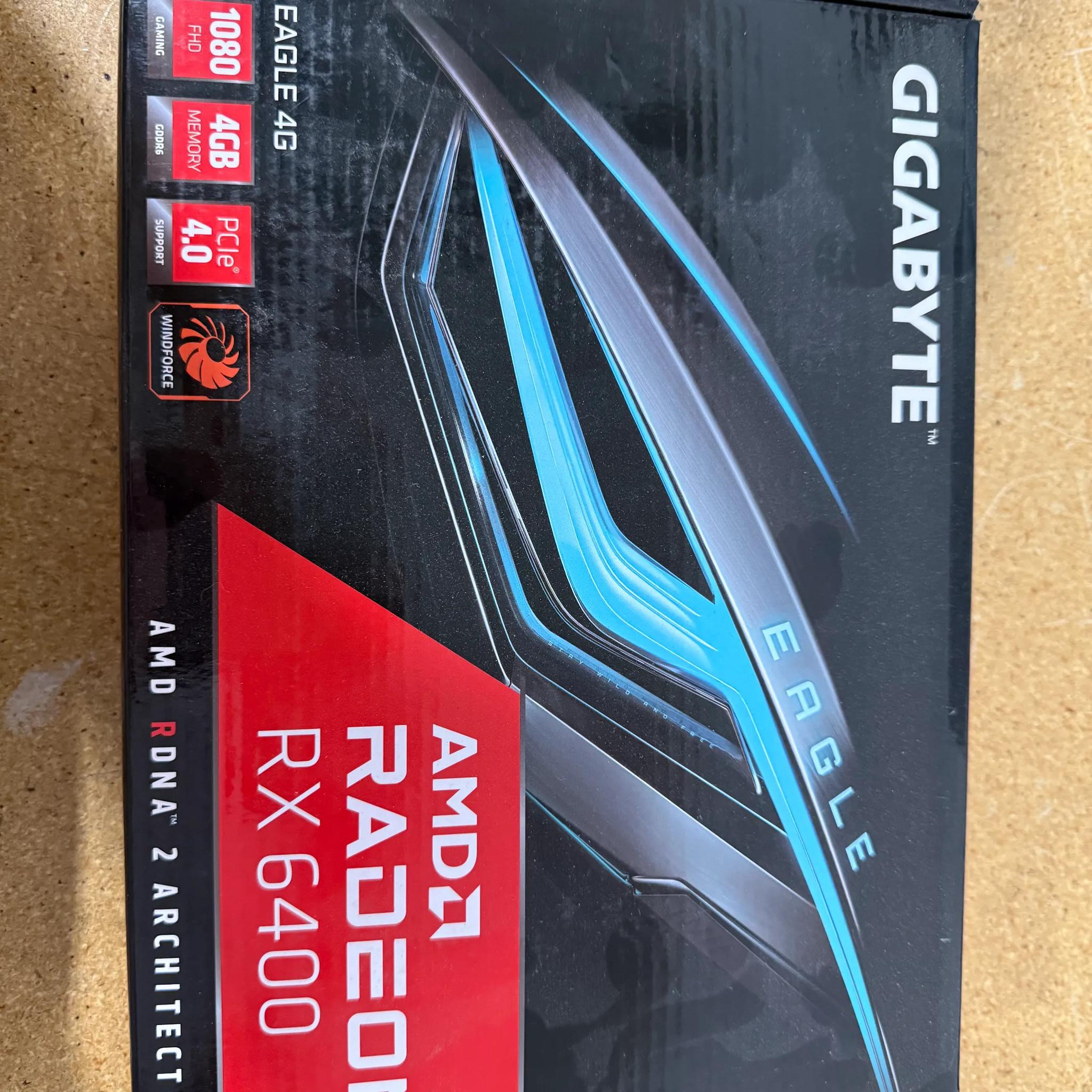 GIGABYTE Radeon RX 6400 Eagle 4G Graphics Card