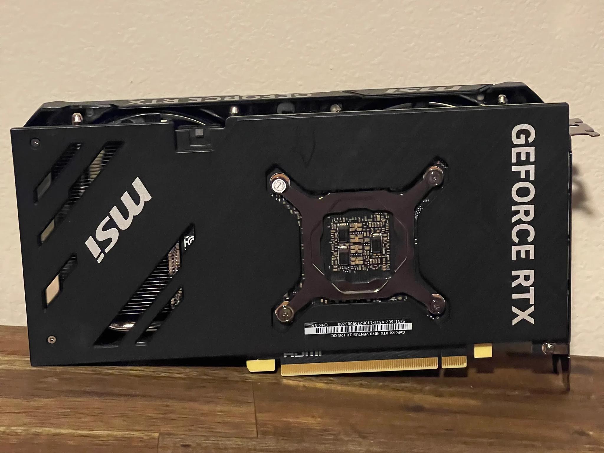 MSI GeForce RTX 4070 VENTUS 2X 12G OC