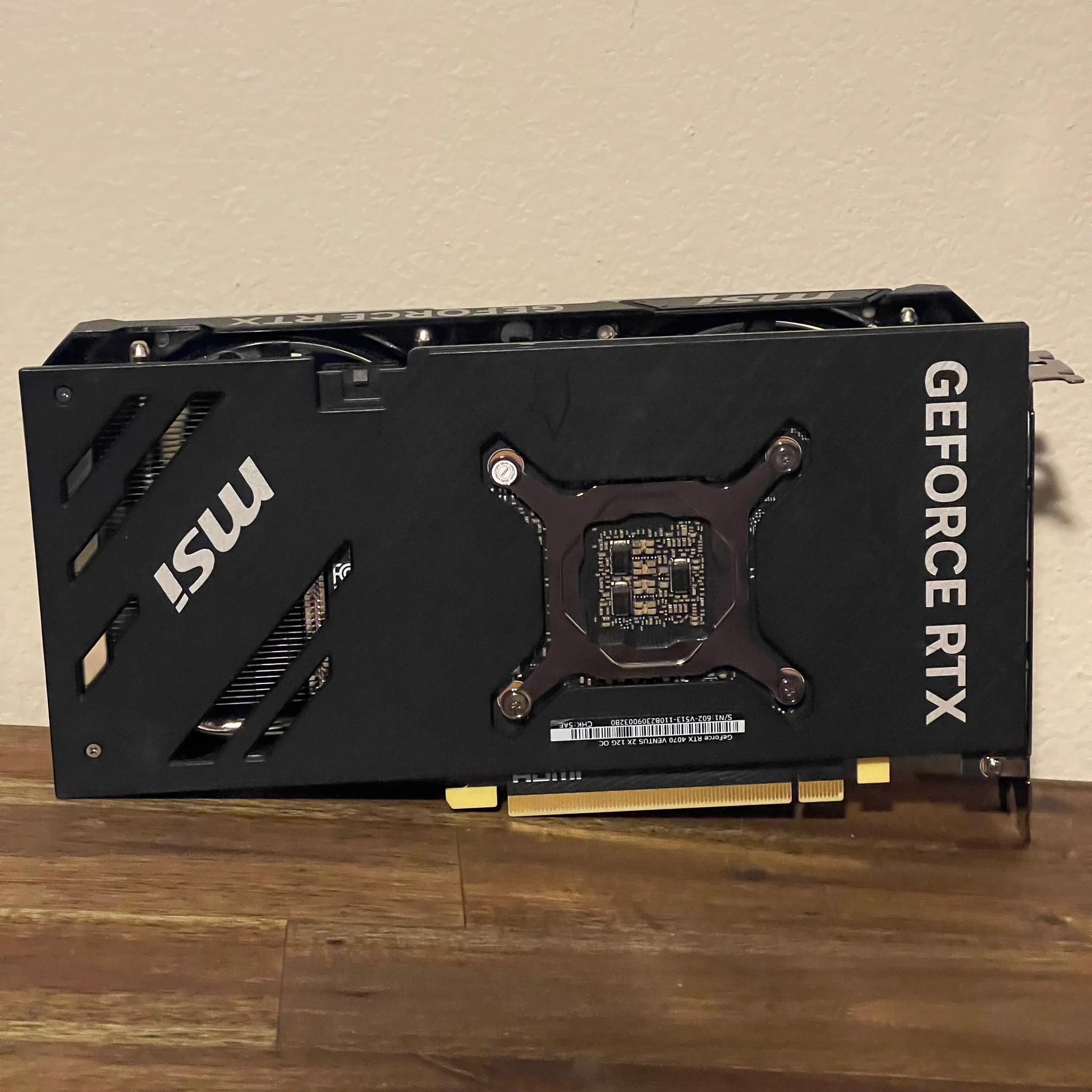 MSI GeForce RTX 4070 VENTUS 2X 12G OC