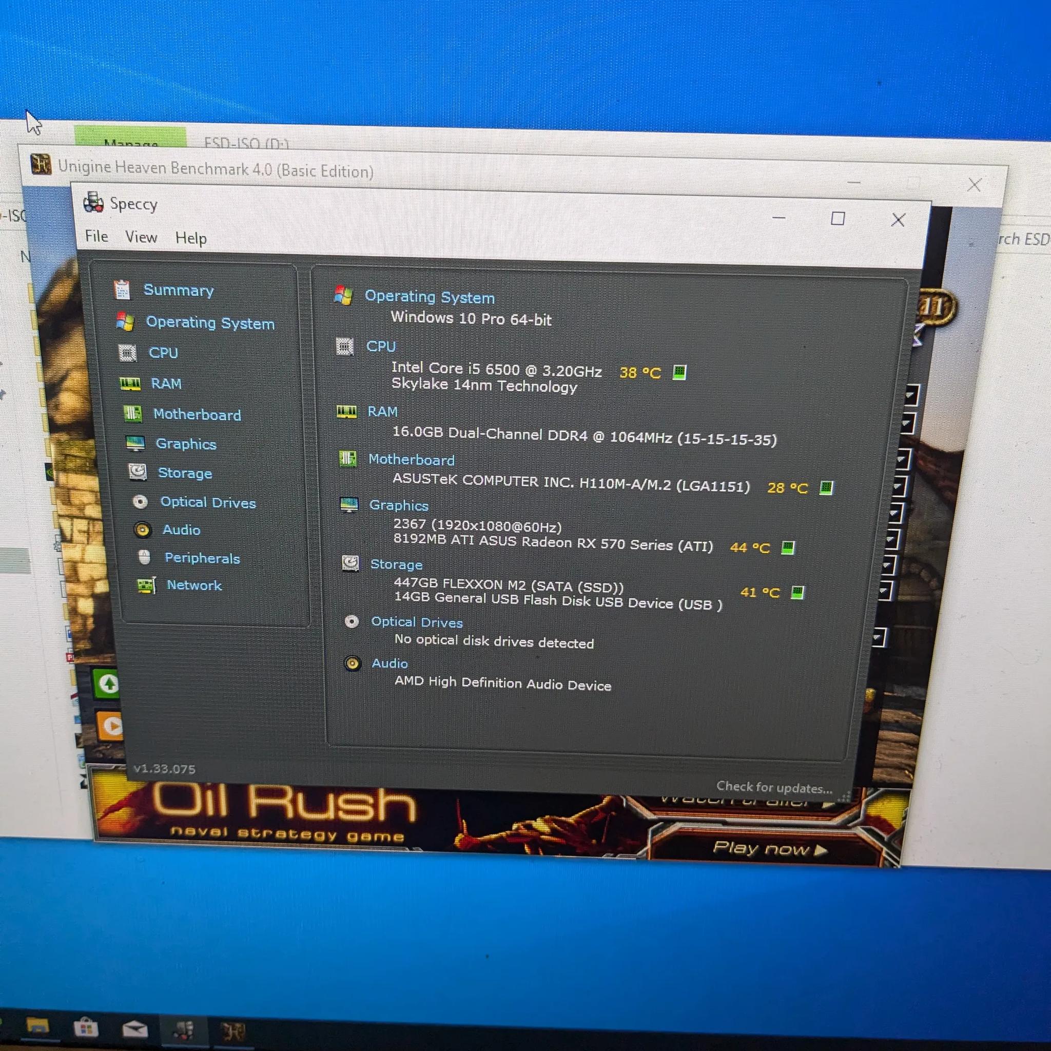 Very Demure, Very Mindful - i5-6500, RX 570 8GB, 16GB DDR4, 480GB SSD, Wifi, Win10, RGB