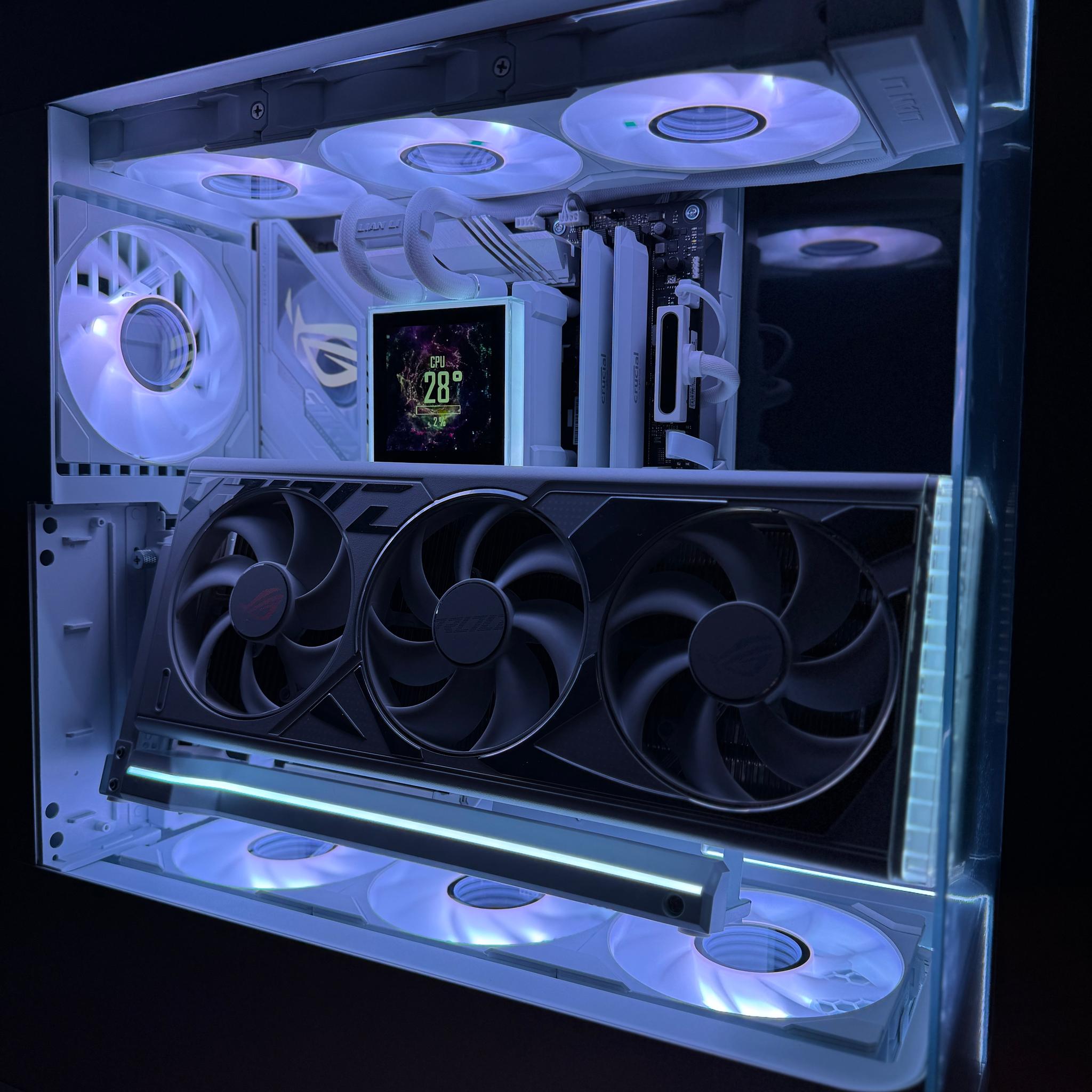 🤩Strix 4080 Super PC | Intel i7-13700K | 64GB DDR5 | 2TB Samsung 990 | 1000W Corsair⚪️