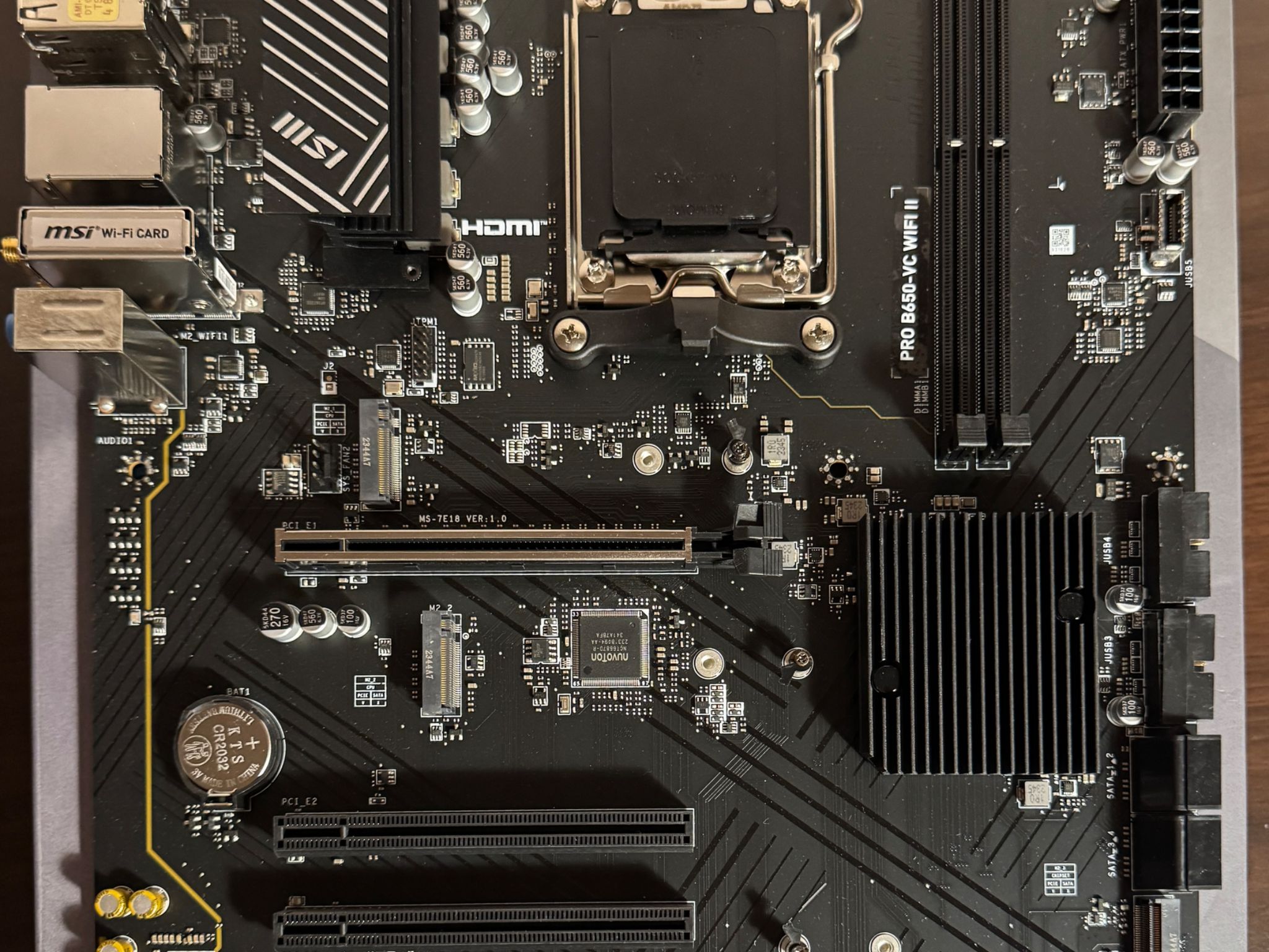 Msi B650 wifi am5 ddr5 motherboard