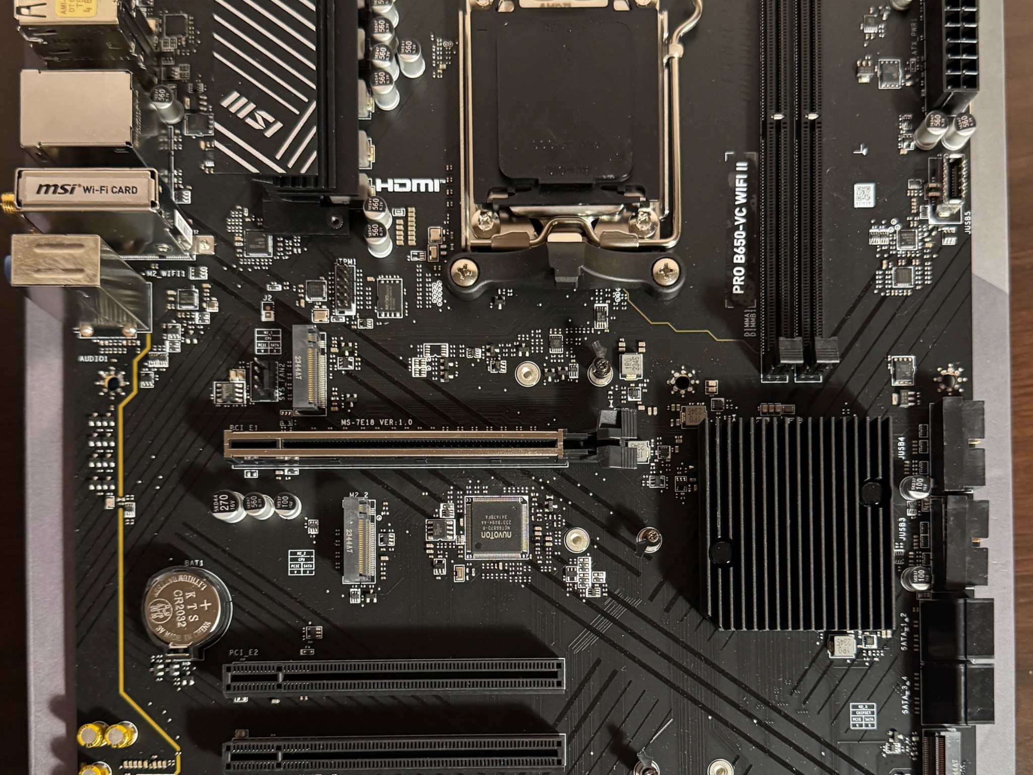 Msi B650 wifi am5 ddr5 motherboard