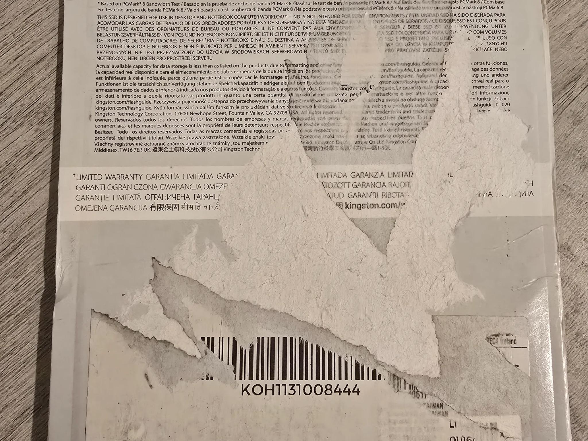 Kingston 500GB A2000 Solid State Drive NVMe PCIe M.2 Internal SSD