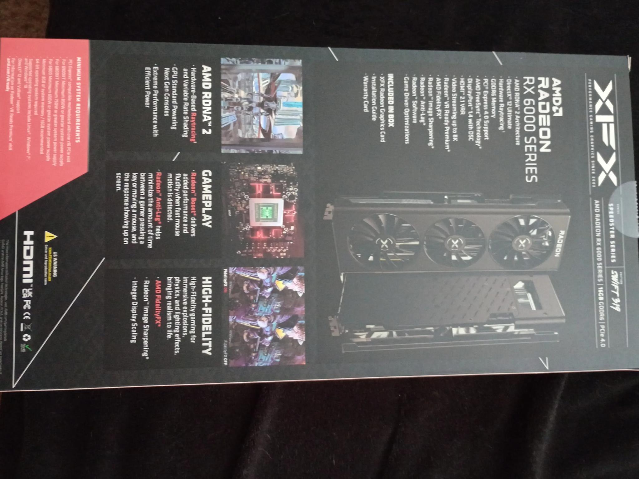 RX 6800 w/16GB VRAM