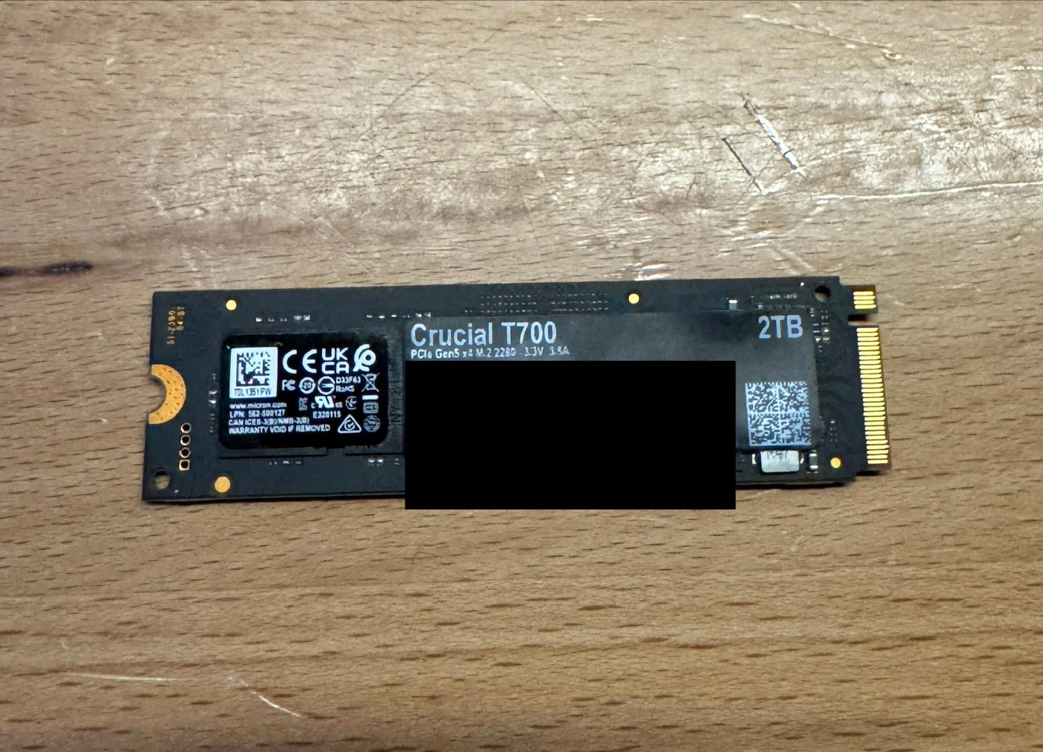🚀Gen5 2TB Crucial T700 PCIe 5.0 SSD
