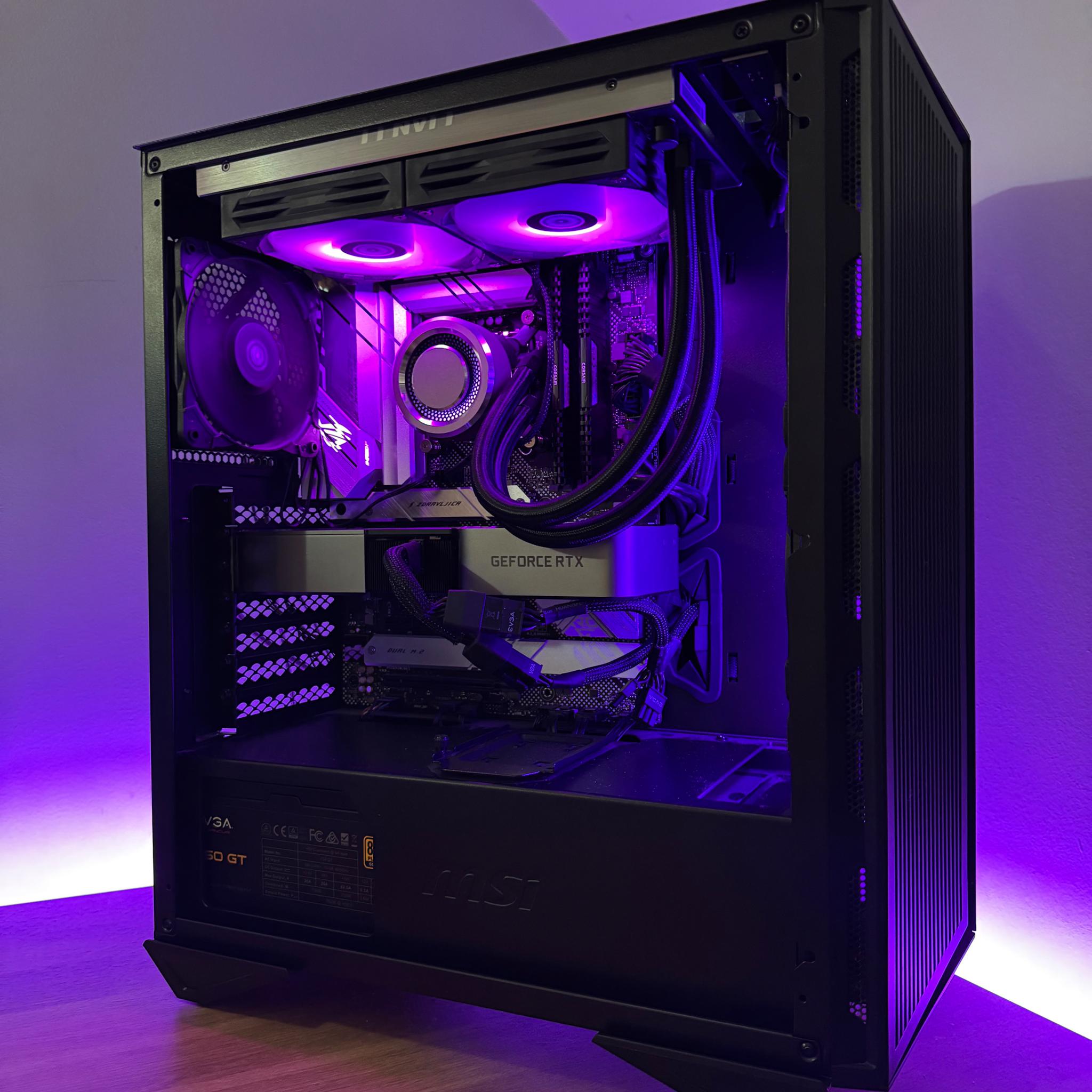 1440p/4K "Crimson Titan" | High Performance | Water Cooled | i7-12700K + RTX 3070 Ti | Wi...