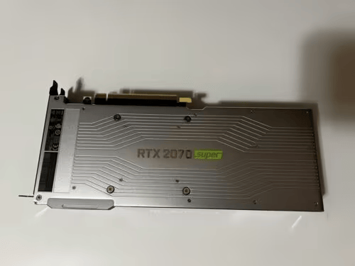 NVIDIA RTX 2070 Super Founders Edition 8GB Graphics Card w/V1 Tech RGB Backplate