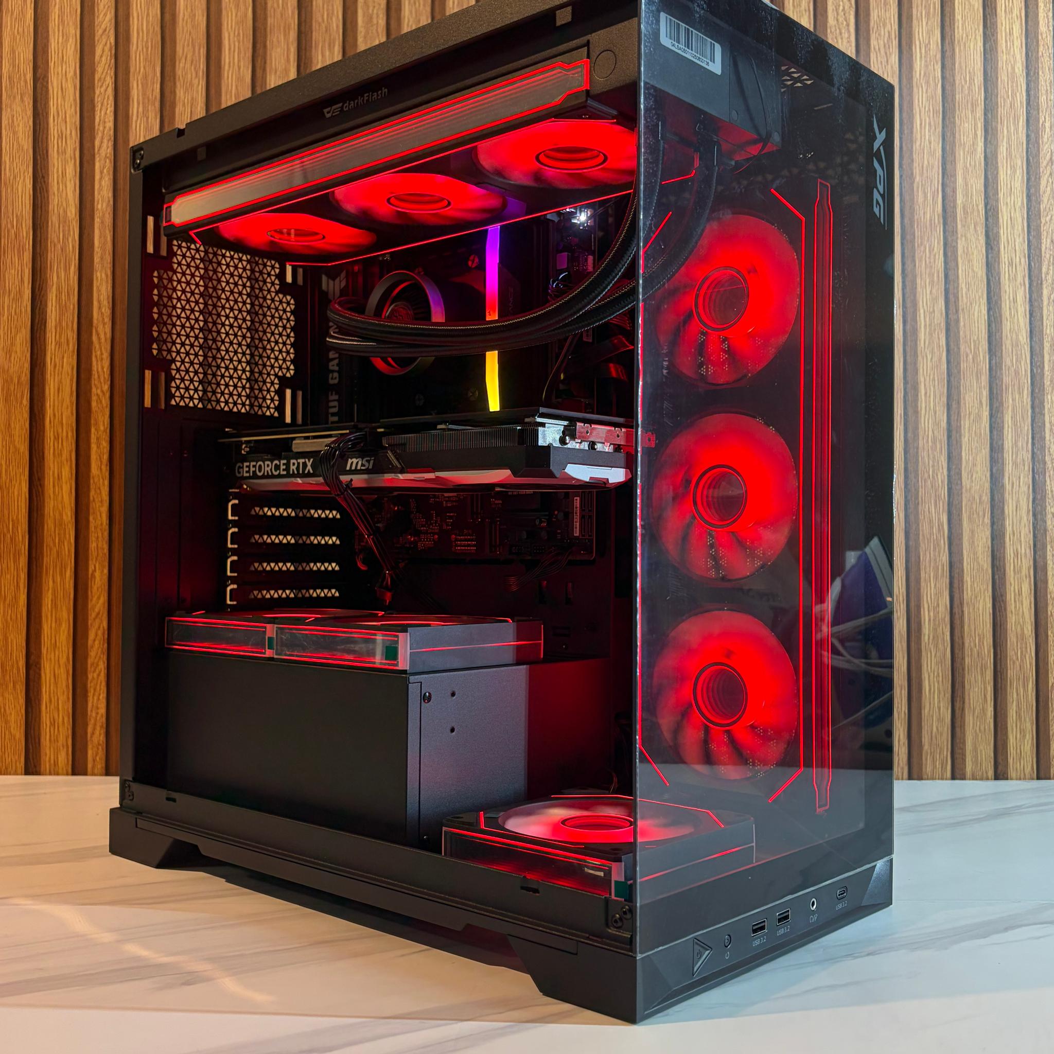 RTX 4070 | RYZEN 5 9600X | 16GB DDR5 | 2TB NVME | 650W | 360MM AIO | Windows 11 pro