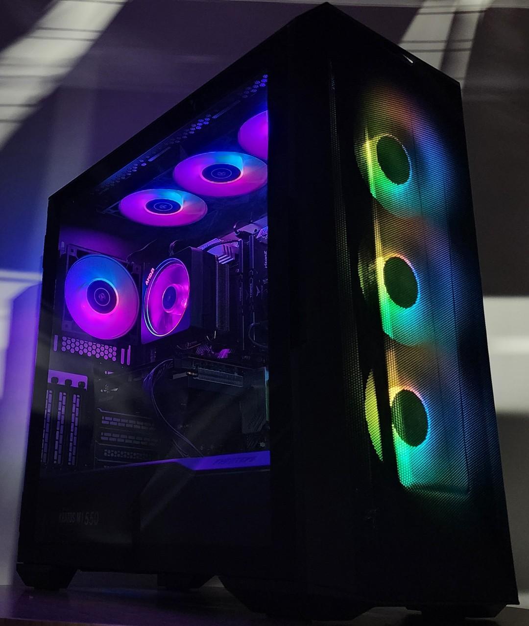 Gaming PC Ryzen 5 5500 16GB RAM 1TB SSD RX 7600 8GB Windows 11 Computer